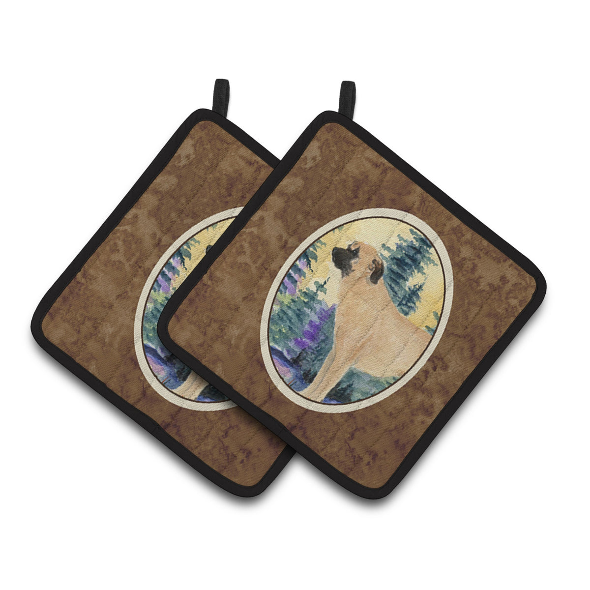 'Caroline'S Treasures Anatolian Shepherd Pair Of Pot Holders Ss8012Pthd, 7.5Hx7.5W, Multicolor''