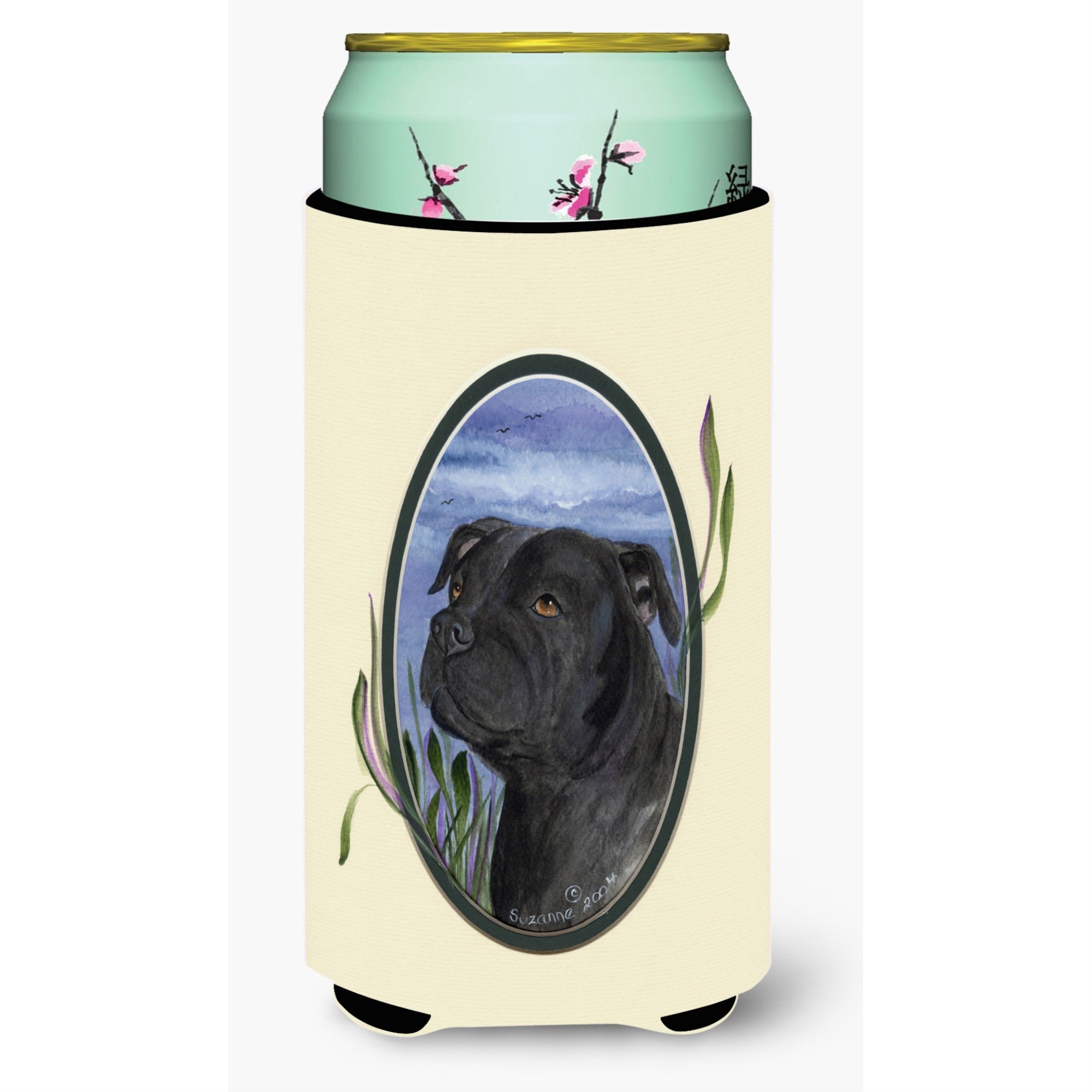 Staffie  Tall Boy Beverage Insulator Beverage Insulator Hugger