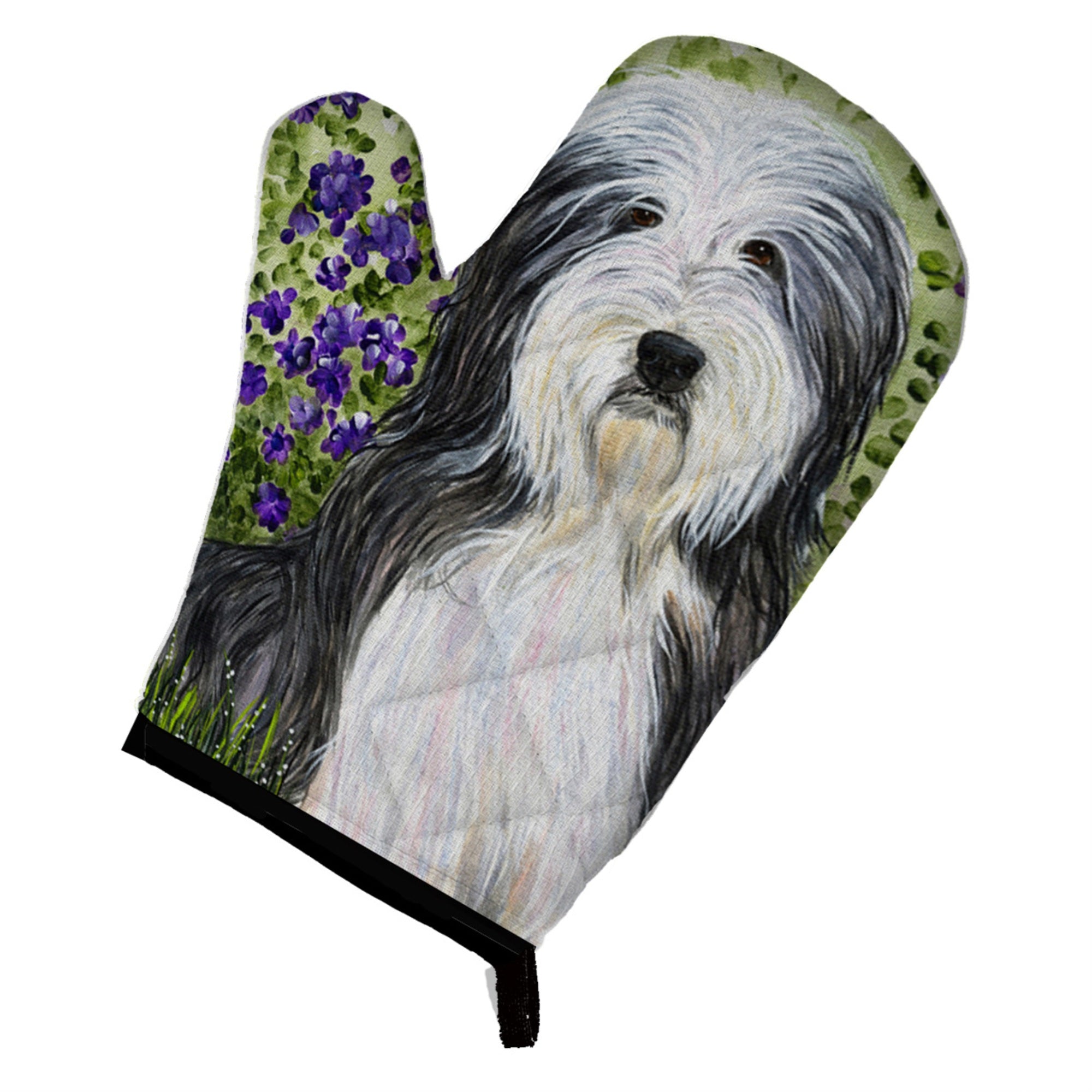 'Caroline'S Treasures Ss8022Ovmt Bearded Collie Oven Mitt, 12'''' By 8.5'''', Multicolor''