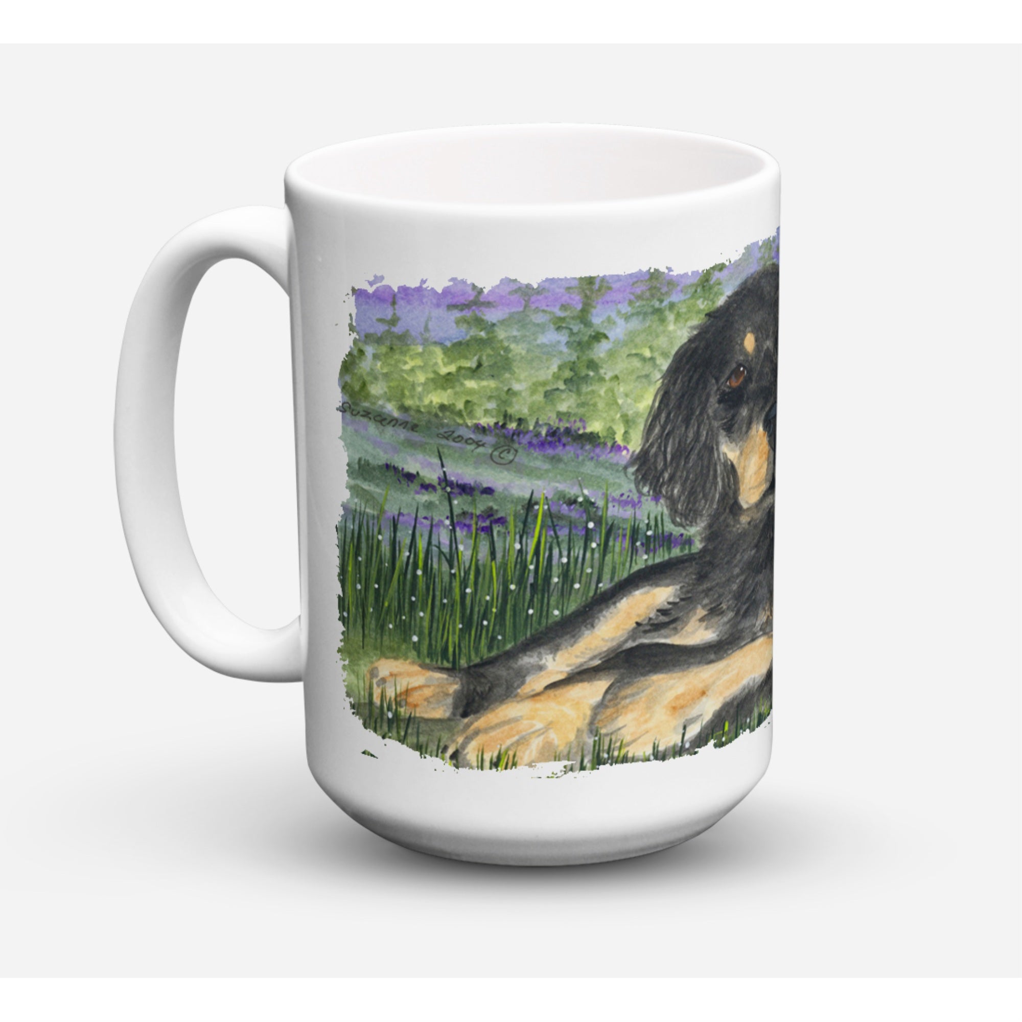 Carolines Treasures SS8026CM15 Gordon Setter Microwavable Ceramic Coffee Mug 15 oz Multicolor