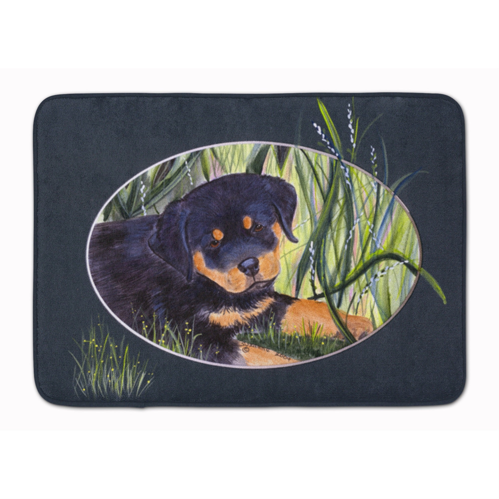 Carolines Treasures Rottweiler Floor Mat, 19 x 27, Multicolor
