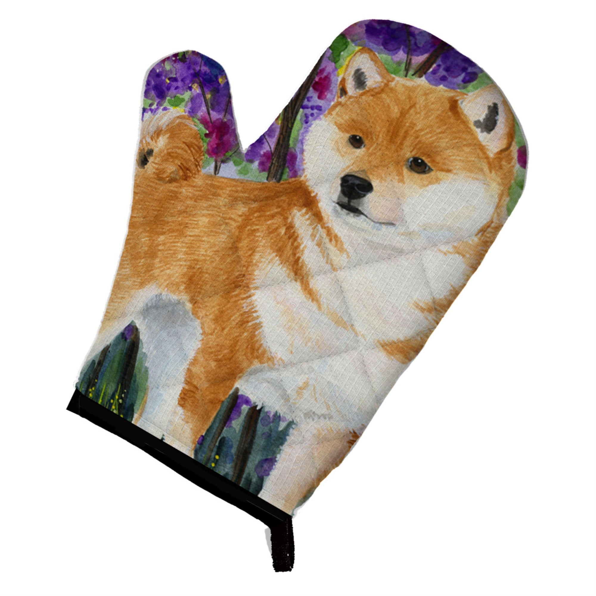 'Caroline'S Treasures Ss8061Ovmt Shiba Inu Oven Mitt, 12'''' By 8.5'''', Multicolor''