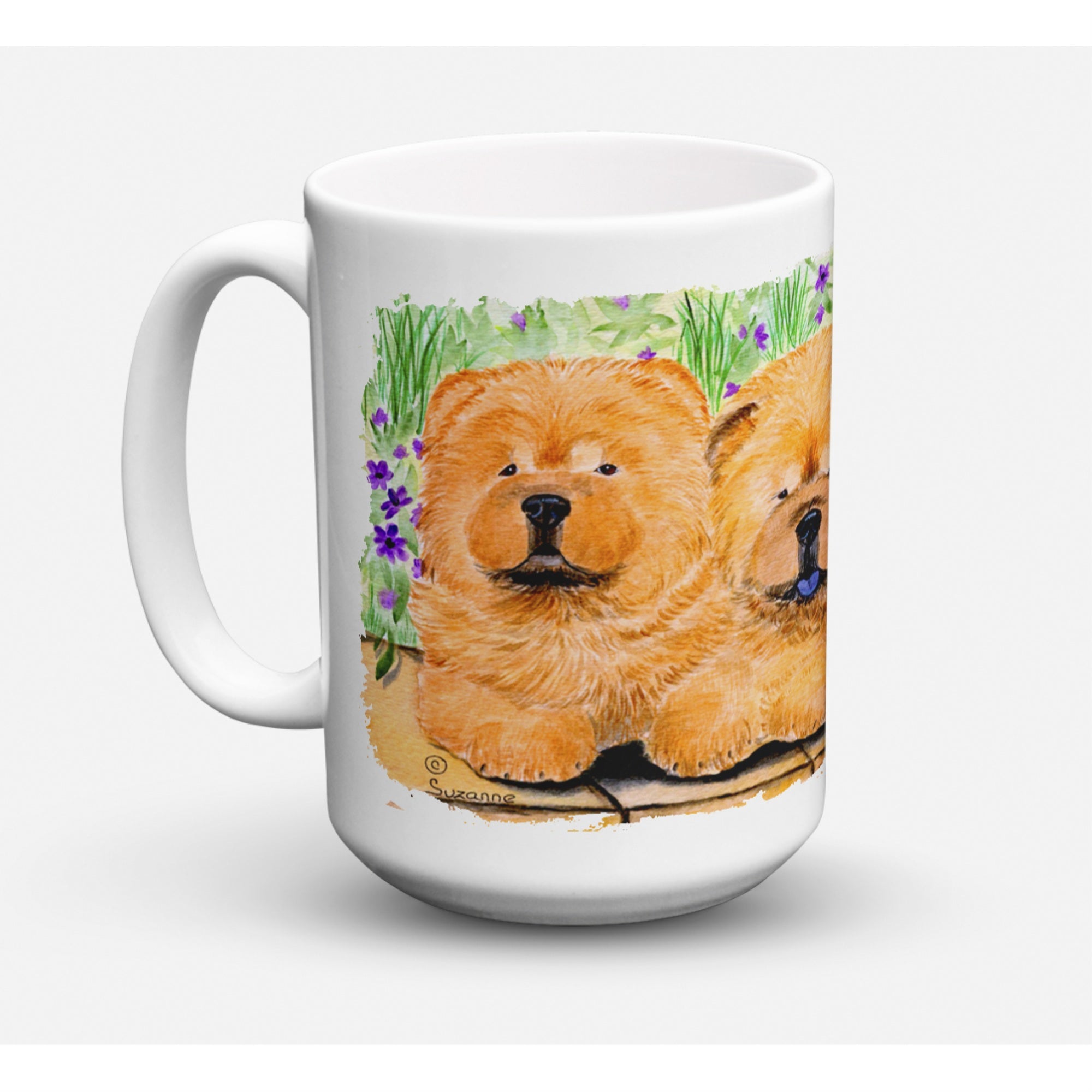 Carolines Treasures SS8123CM15 Chow Chow Dishwasher Safe Microwavable Ceramic Coffee Mug 15 oz Multicolor