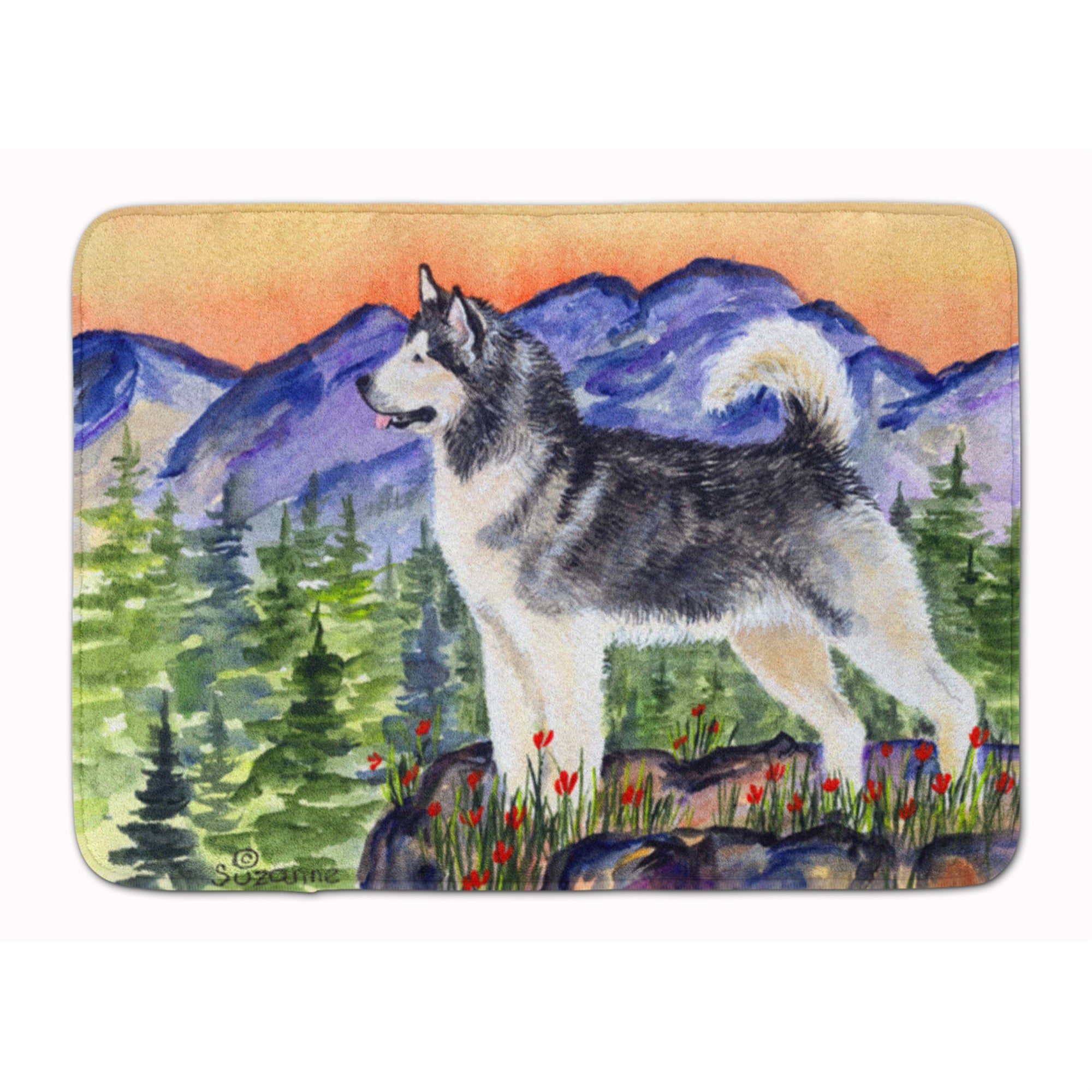 'Caroline'S Treasures Alaskan Malamute Floor Mat, 19'''' X 27'''', Multicolor''