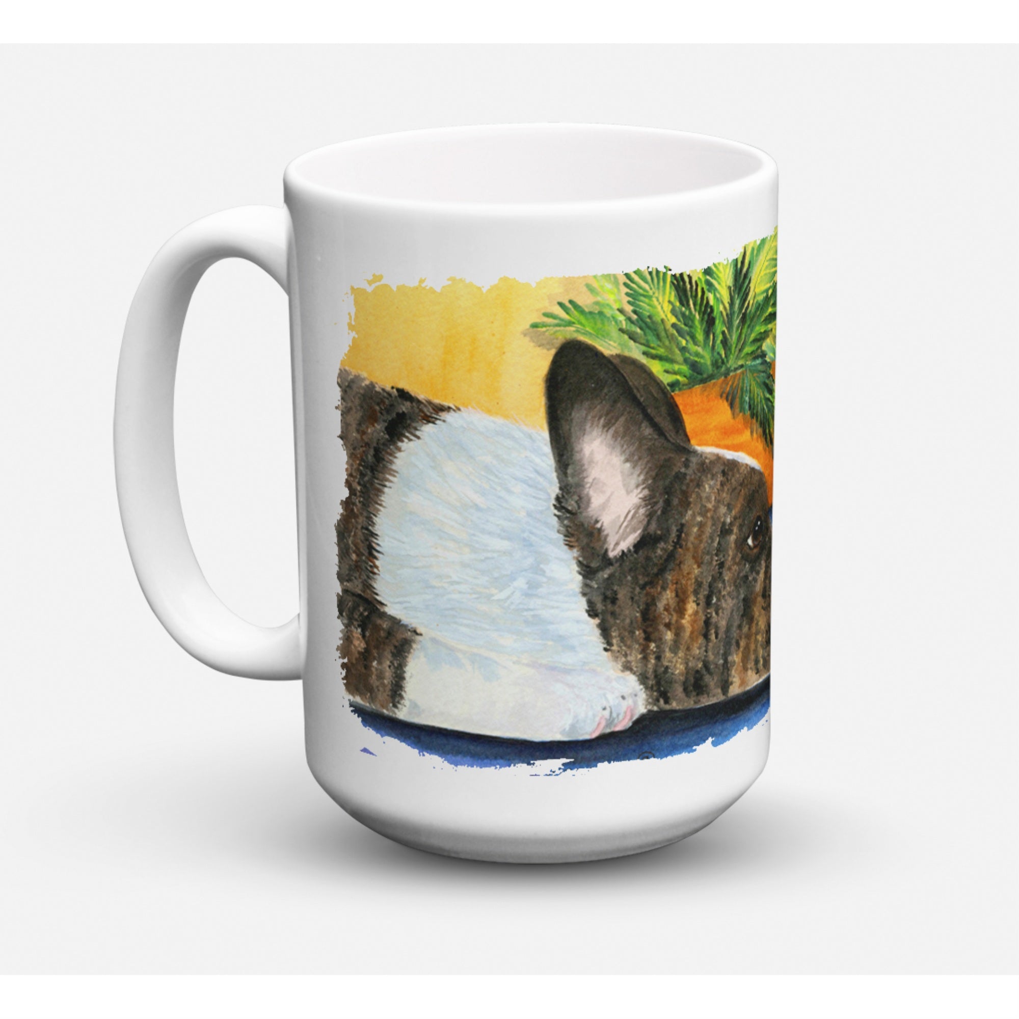 Carolines Treasures SS8190CM15 Corgi Dishwasher Safe Microwavable Ceramic Coffee Mug 15 oz Multicolor