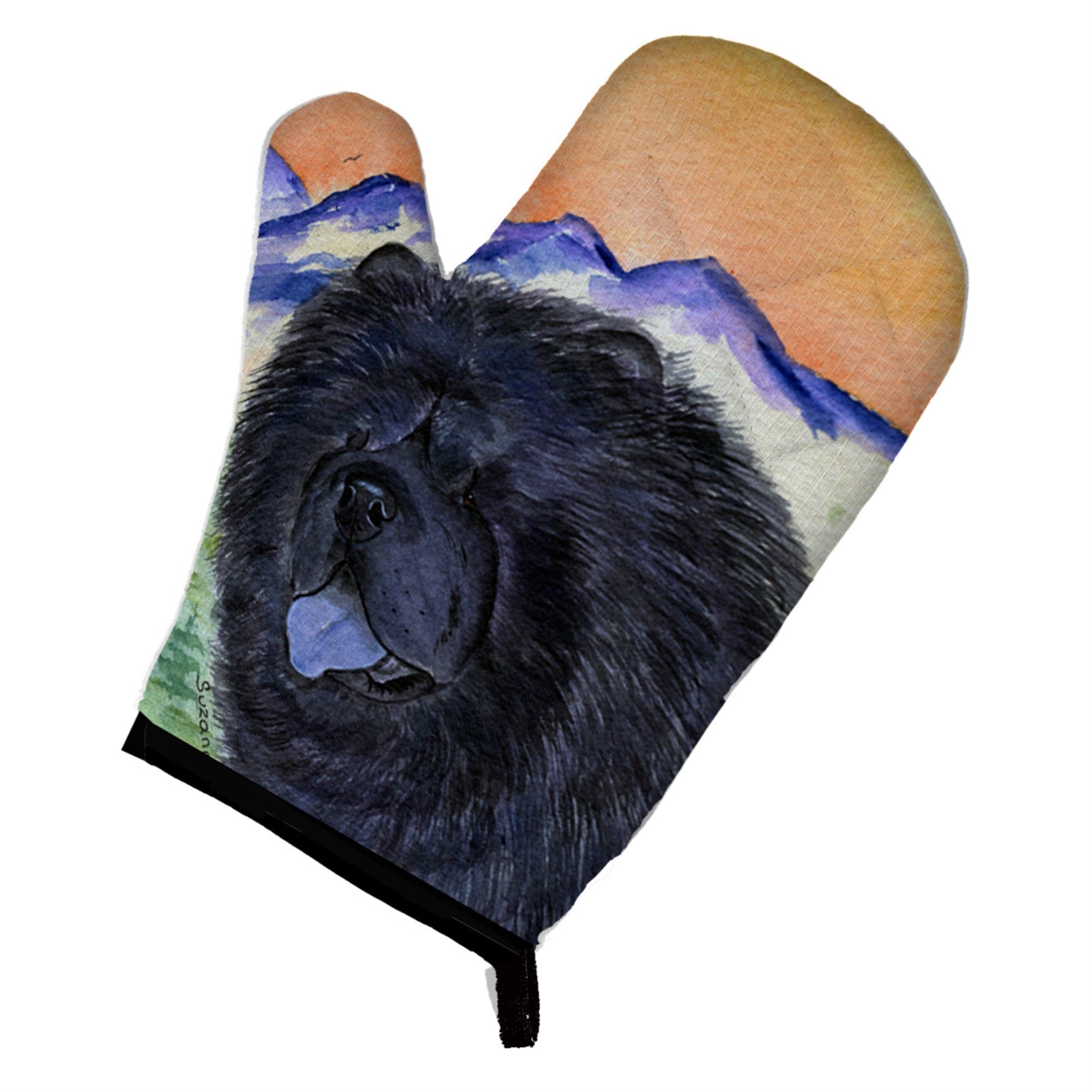 'Caroline'S Treasures Ss8191Ovmt Chow Oven Mitt, 12'''' By 8.5'''', Multicolor''