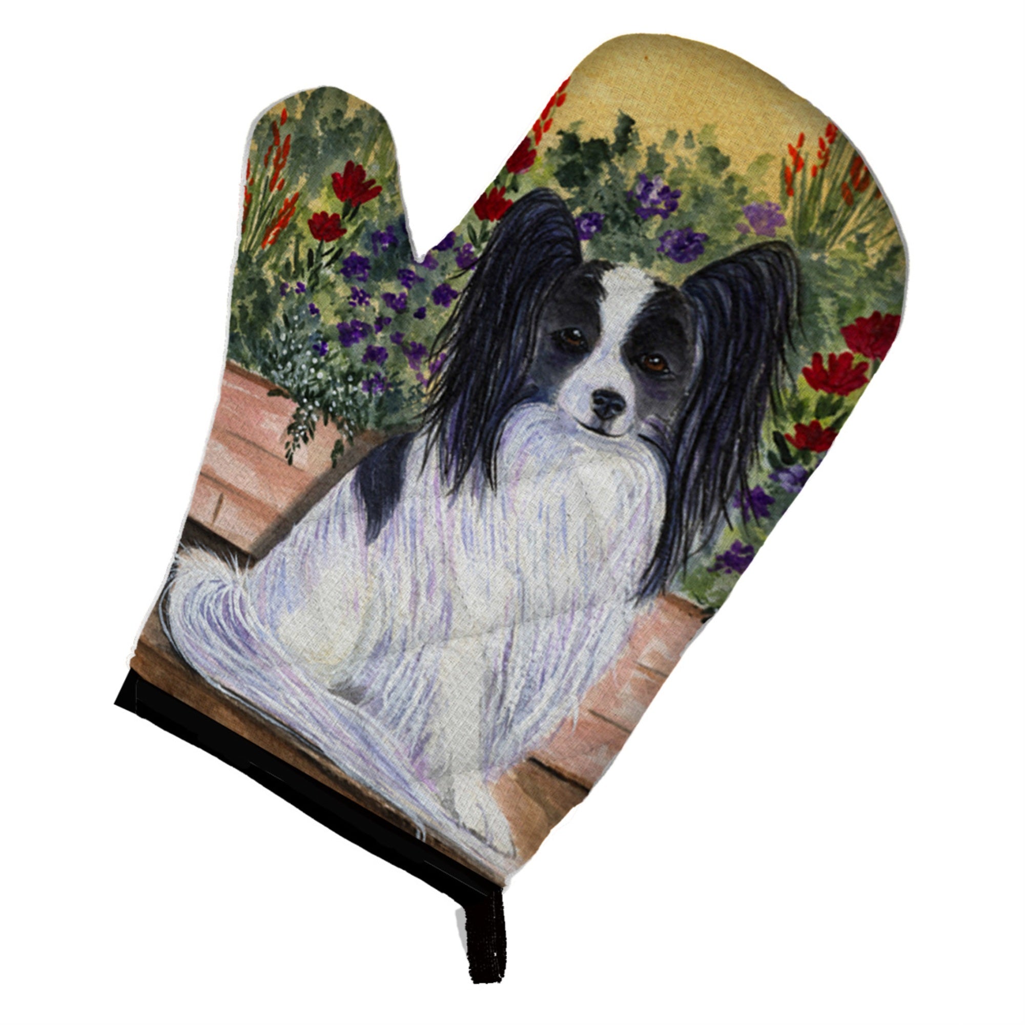 'Caroline'S Treasures Ss8210Ovmt Papillon Oven Mitt, 12'''' By 8.5'''', Multicolor''