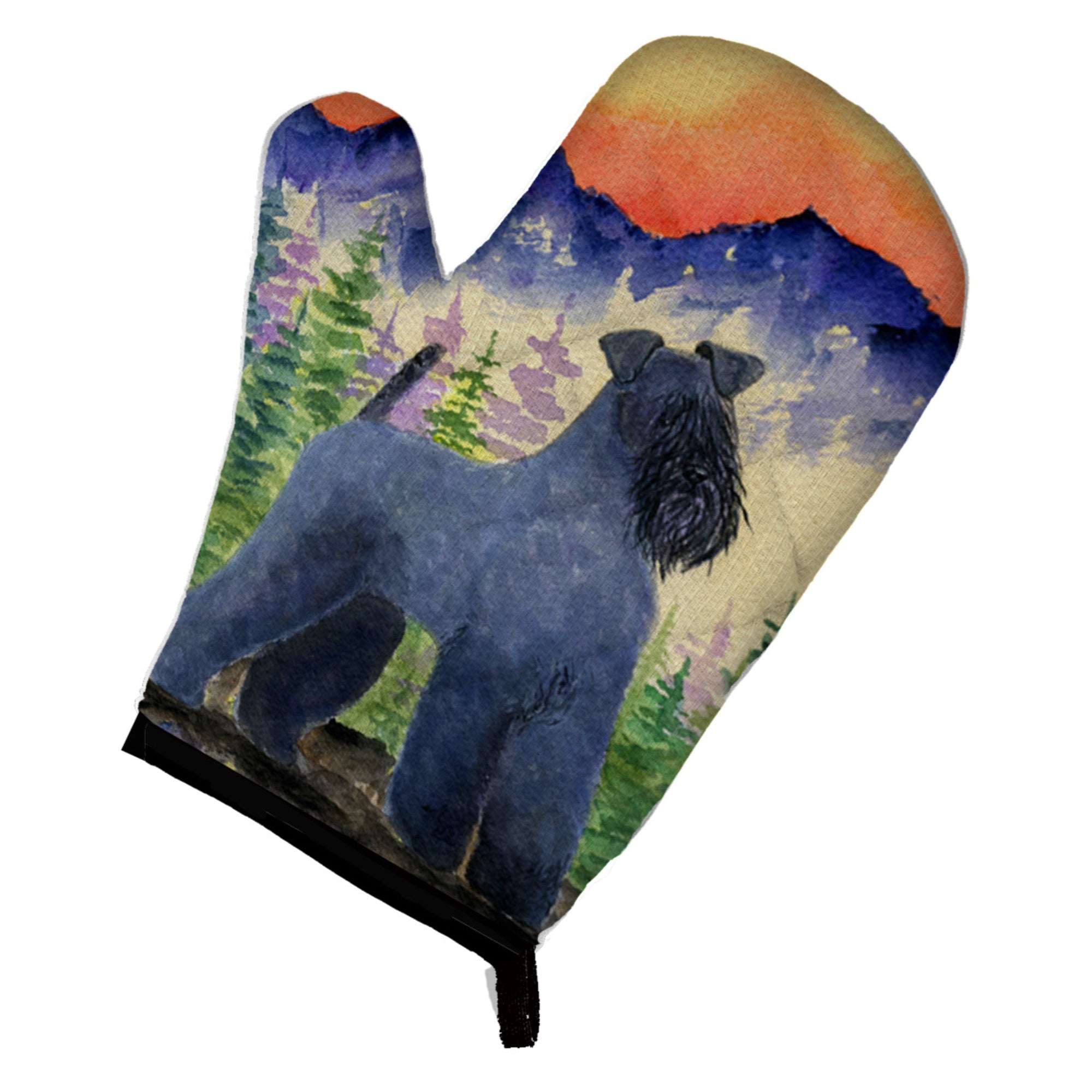 'Caroline'S Treasures Ss8223Ovmt Kerry Blue Terrier Oven Mitt, 12'''' By 8.5'''', Multicolor''