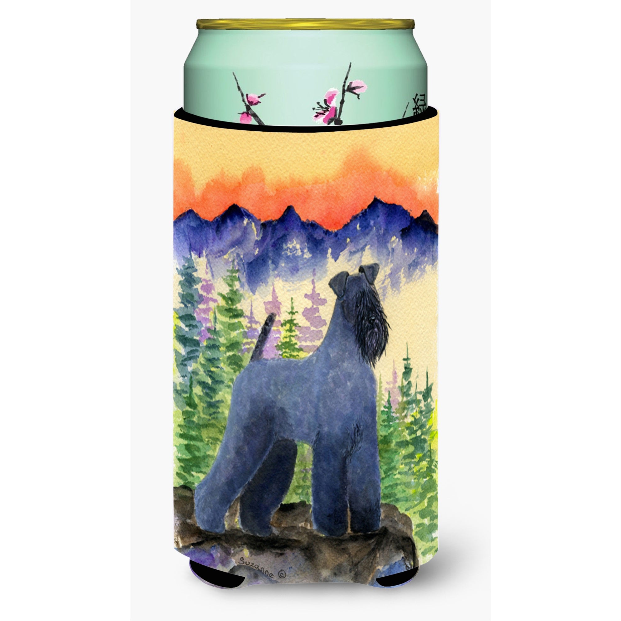 Kerry Blue Terrier  Tall Boy Beverage Insulator Beverage Insulator Hugger