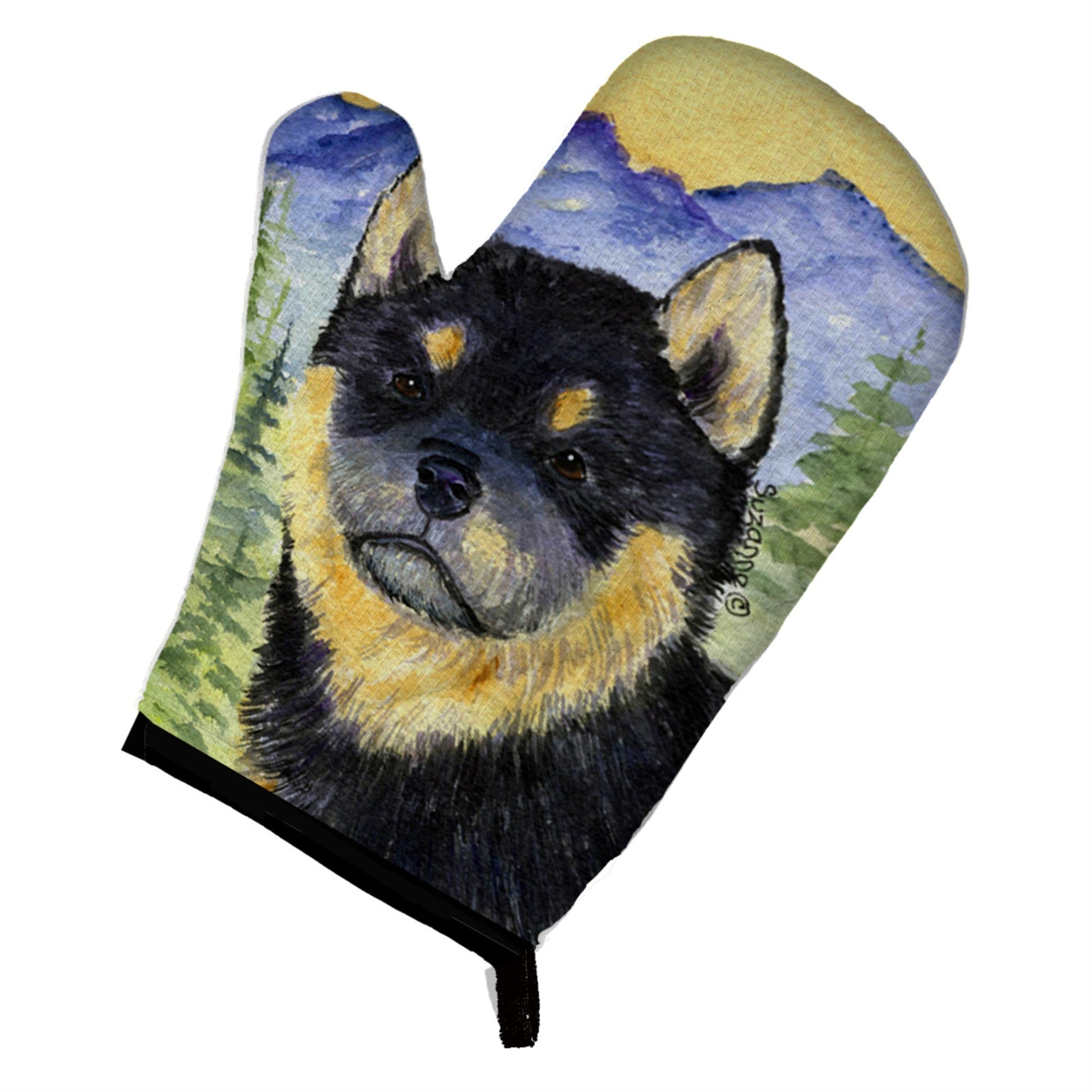 'Caroline'S Treasures Ss8274Ovmt Shiba Inu Oven Mitt, 12'''' By 8.5'''', Multicolor''
