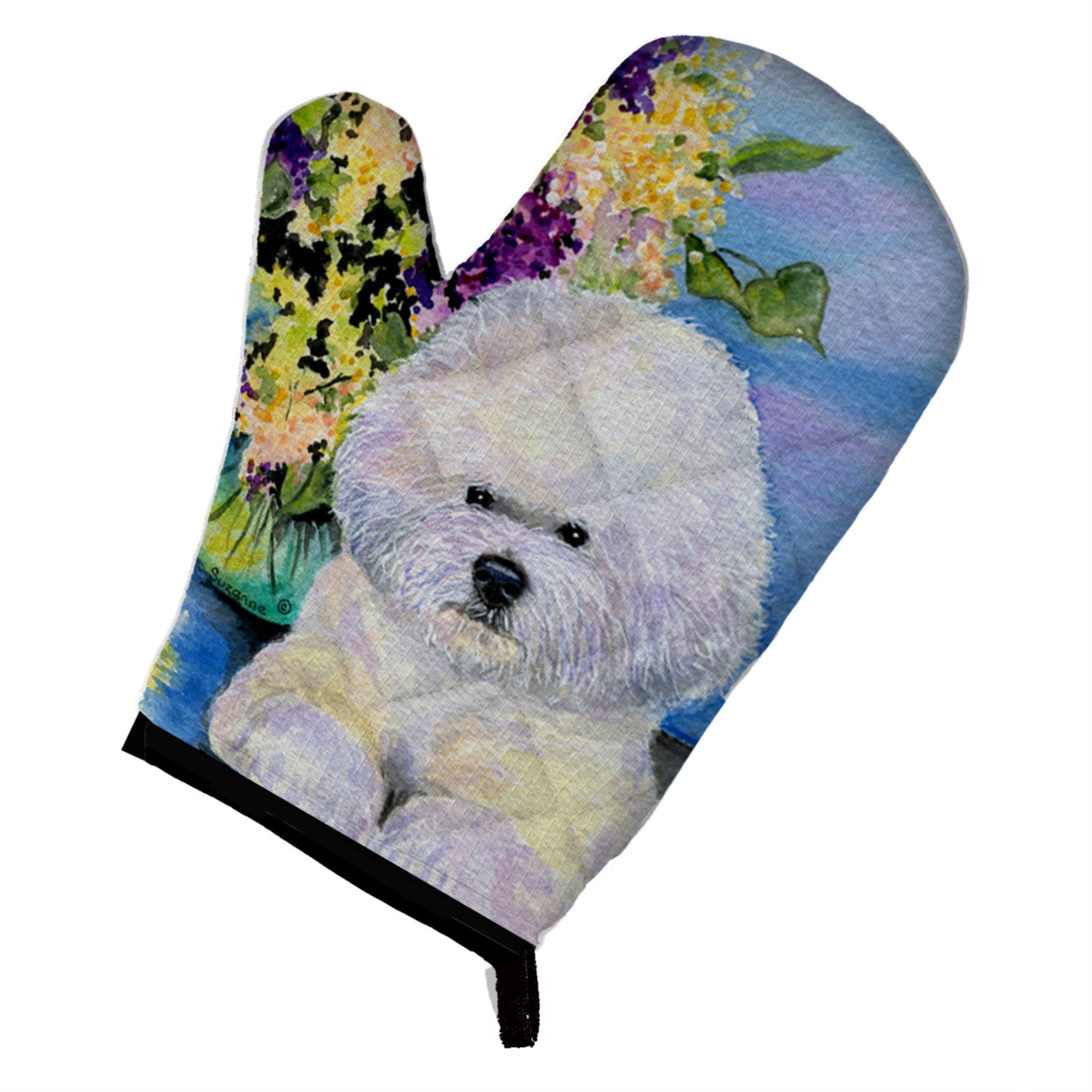 'Caroline'S Treasures Ss8295Ovmt Bichon Frise Oven Mitt, 12'''' By 8.5'''', Multicolor''