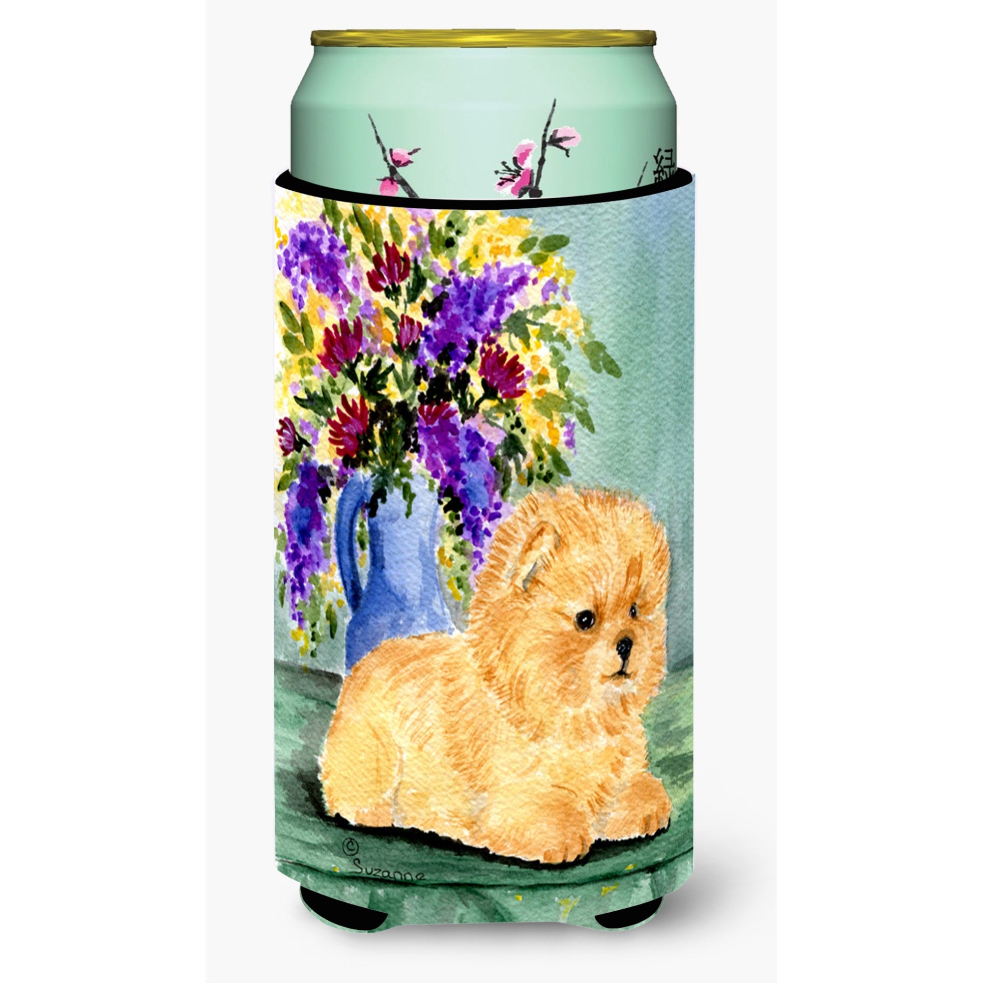 Pomeranian  Tall Boy Beverage Insulator Beverage Insulator Hugger