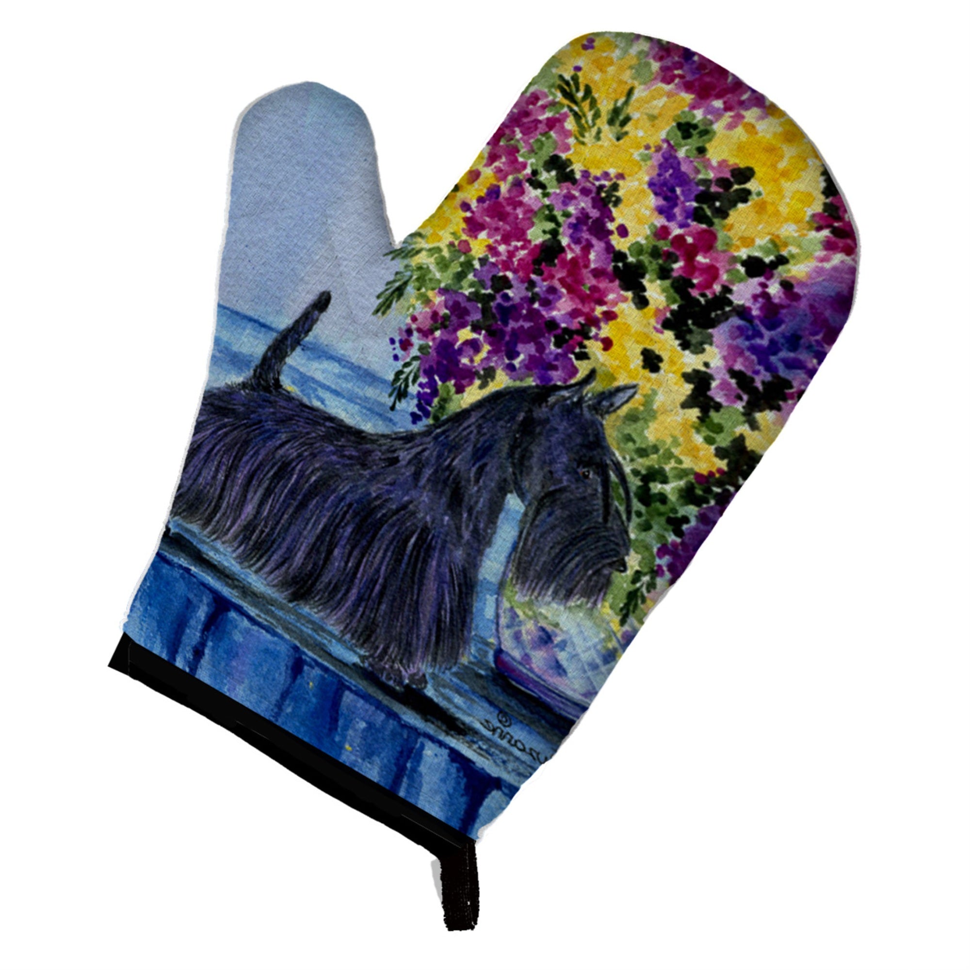 'Caroline'S Treasures Ss8309Ovmt Scottish Terrier Oven Mitt, 12'''' By 8.5'''', Multicolor''