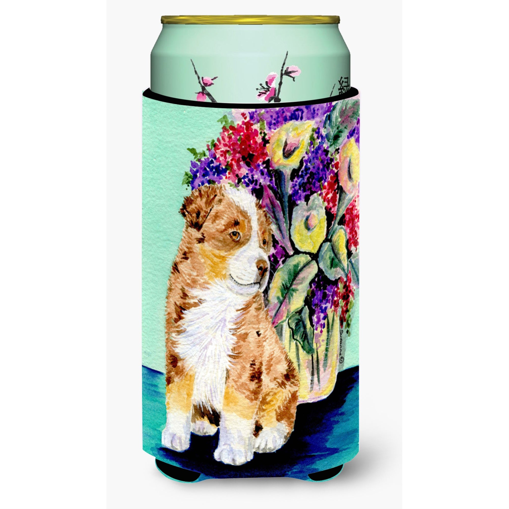 Australian Shepherd  Tall Boy Beverage Insulator Beverage Insulator Hugger
