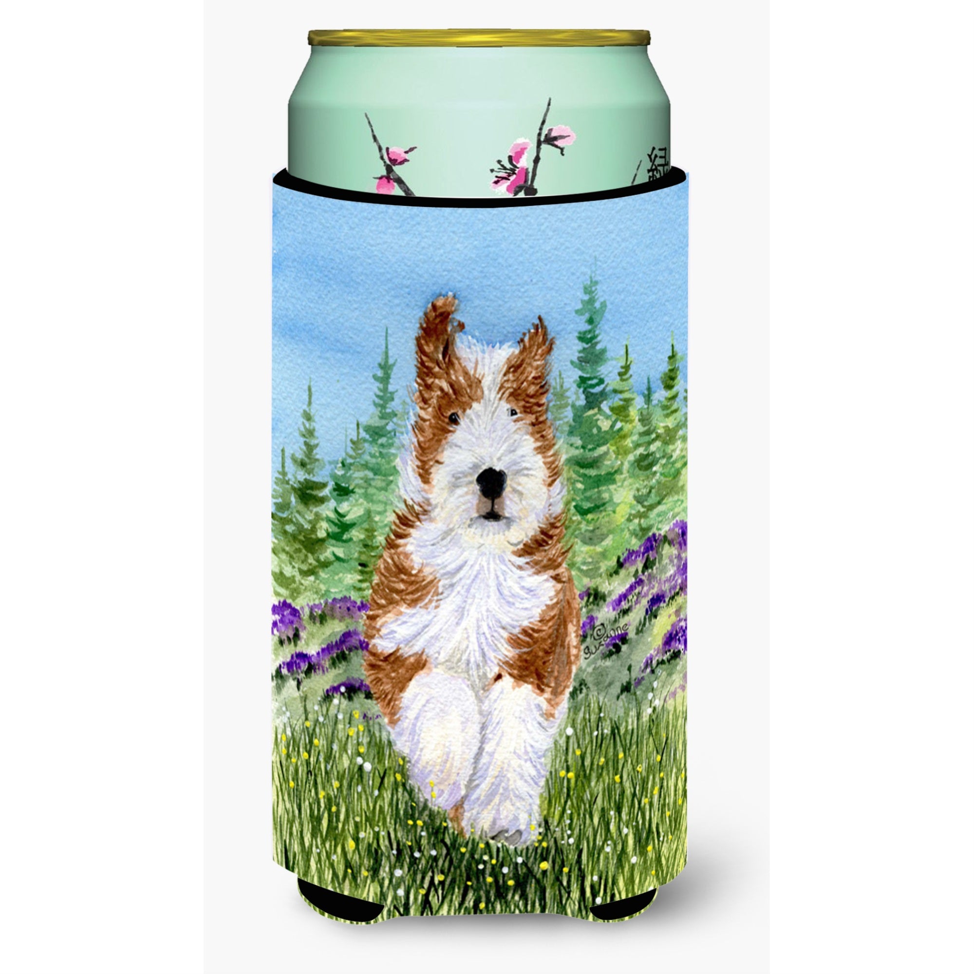 Bearded Collie  Tall Boy Beverage Insulator Beverage Insulator Hugger