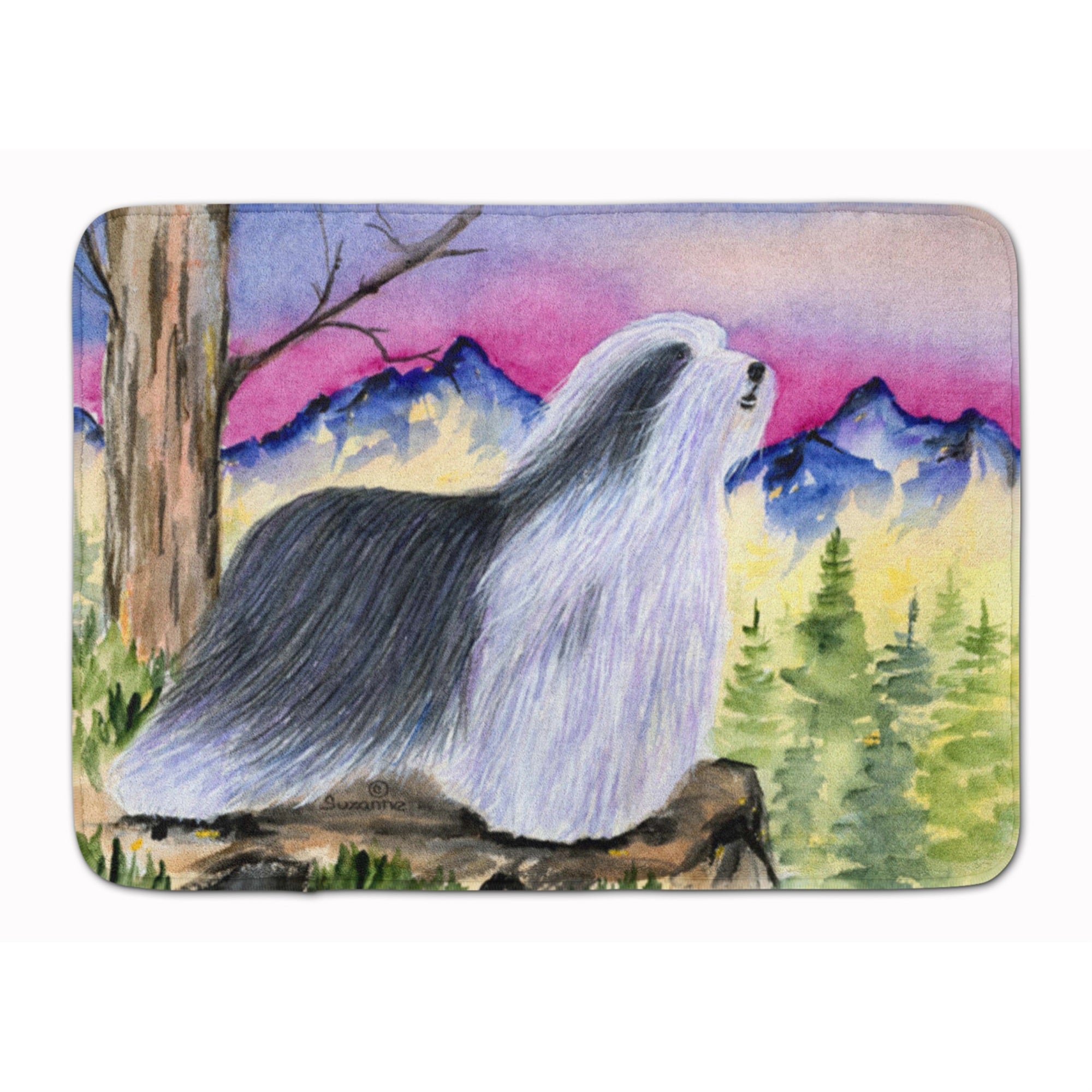 'Caroline'S Treasures Bearded Collie Floor Mat, 19'''' X 27'''', Multicolor''
