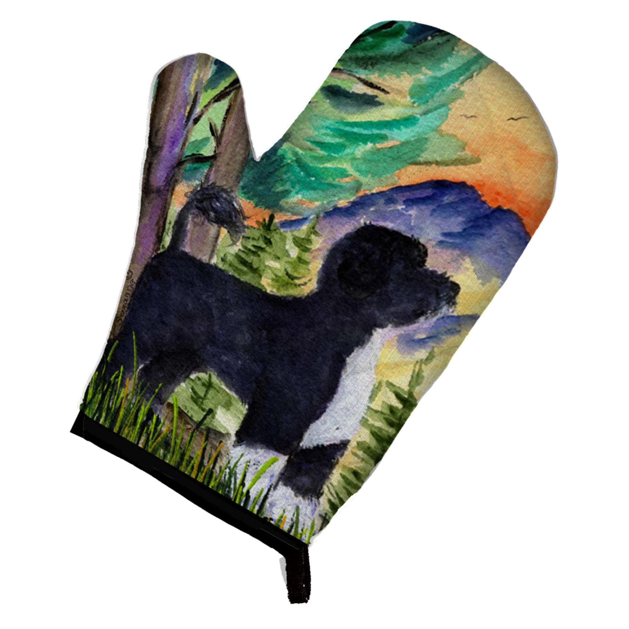 'Caroline'S Treasures Ss8429Ovmt Portuguese Water Dog Oven Mitt, 12'''' By 8.5'''', Multicolor''