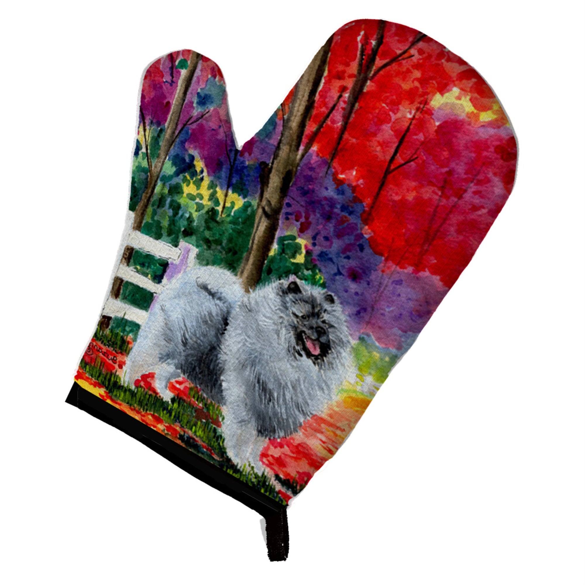 'Caroline'S Treasures Ss8432Ovmt Keeshond Oven Mitt, 12'''' By 8.5'''', Multicolor''