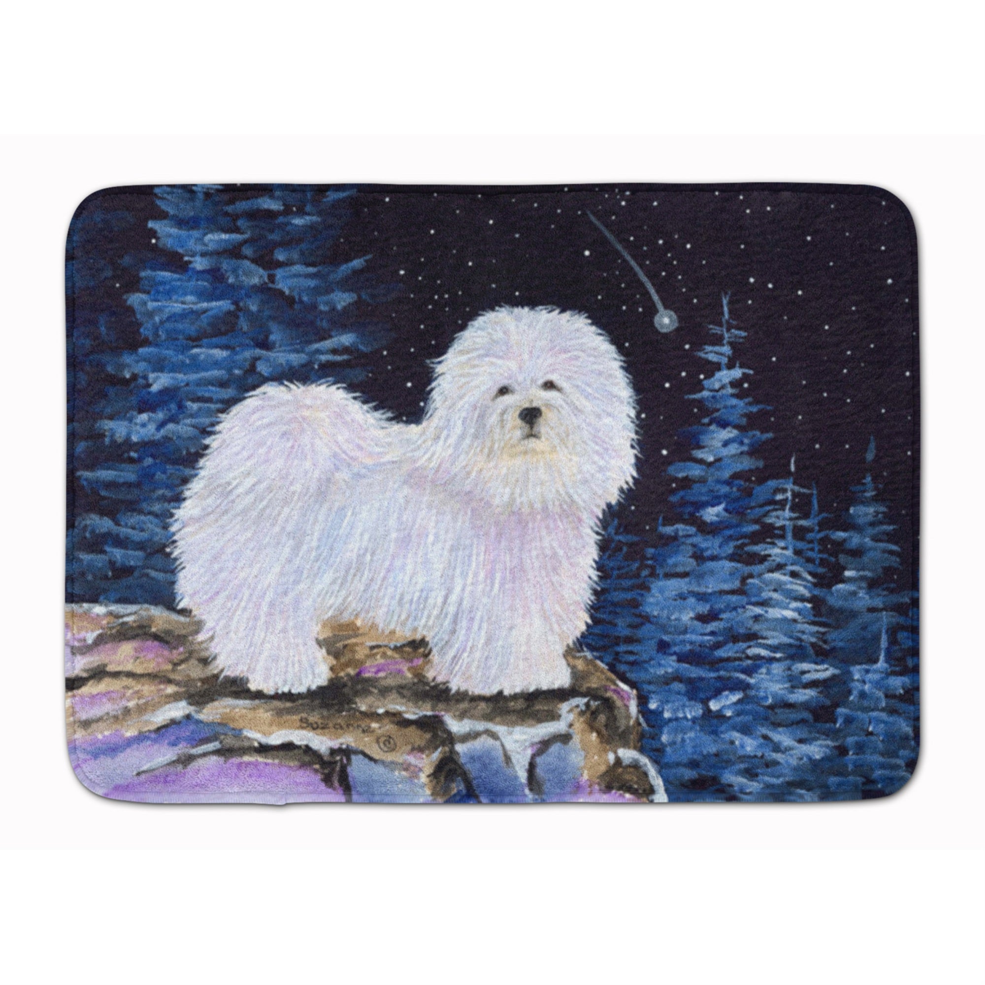 'Caroline'S Treasures Starry Night Coton De Tulear Floor Mat, 19'''' X 27'''', Multicolor''