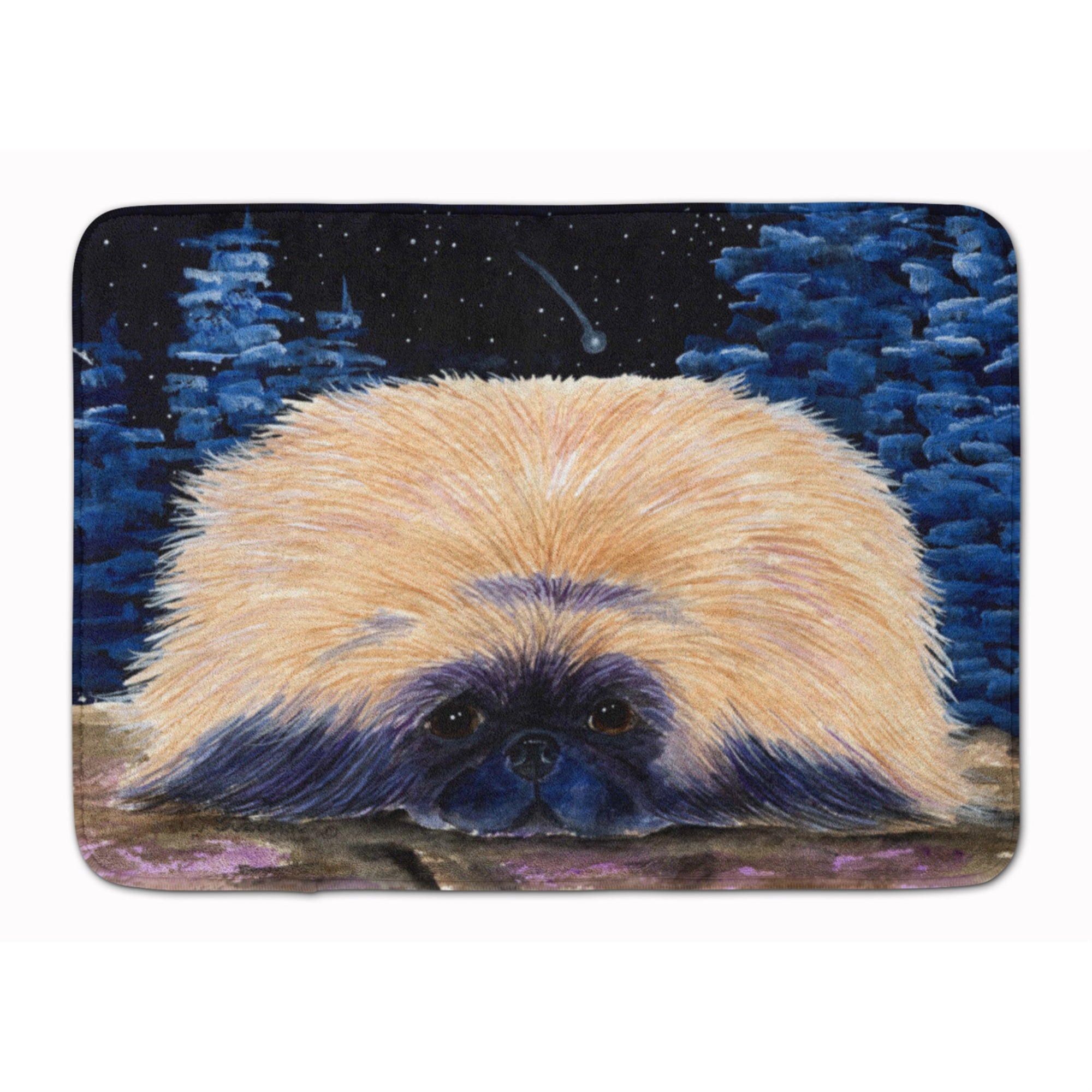 'Caroline'S Treasures Starry Night Pekingese Floor Mat, 19'''' X 27'''', Multicolor''