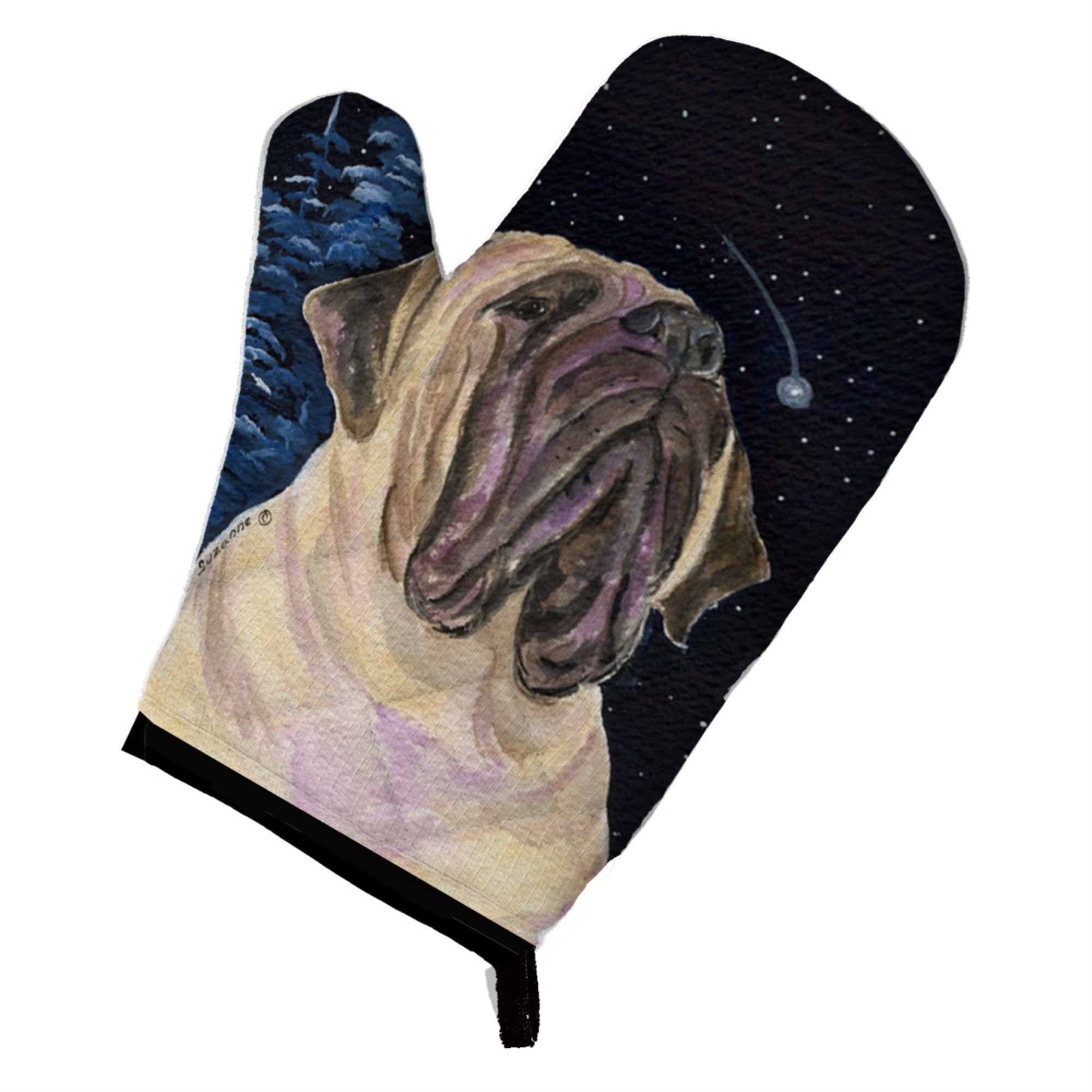 'Caroline'S Treasures Ss8448Ovmt Starry Night Mastiff Oven Mitt, 12'''' By 8.5'''', Multicolor''