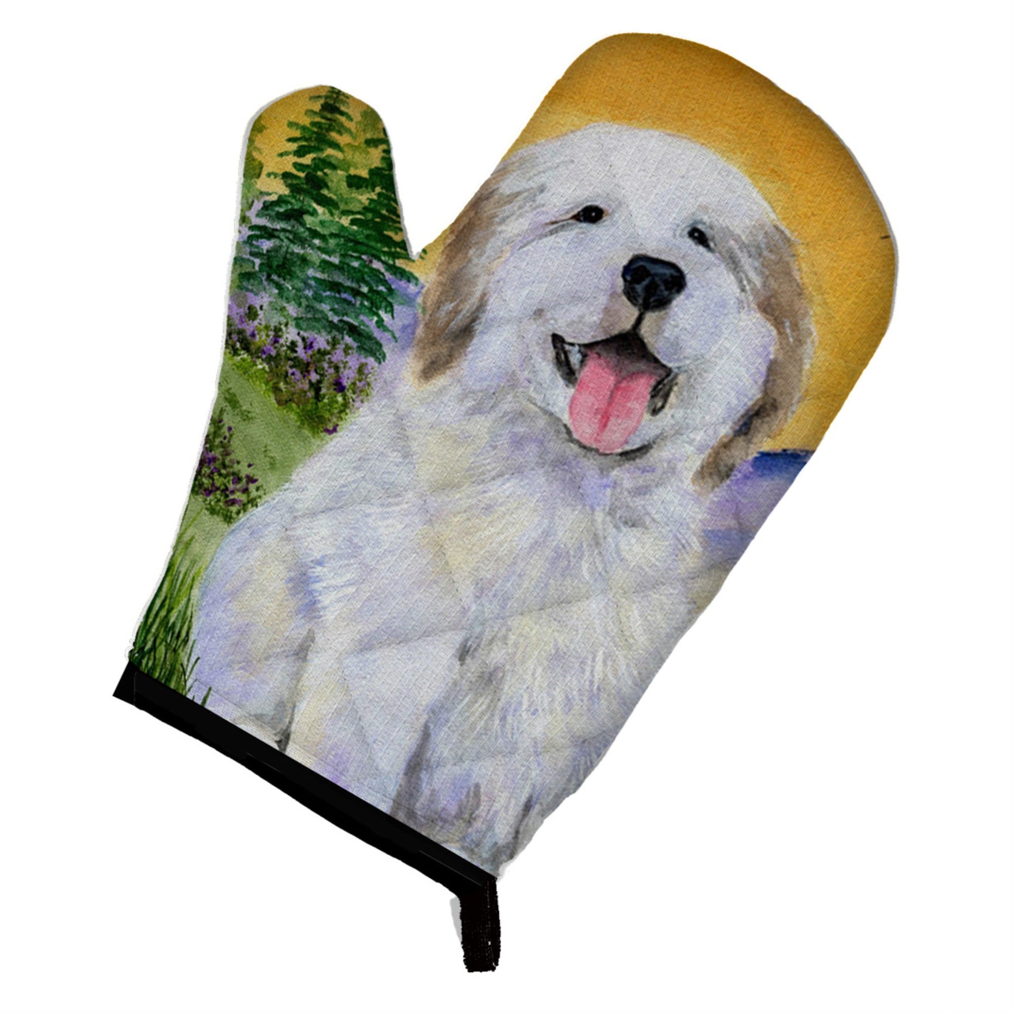 'Caroline'S Treasures Ss8469Ovmt Great Pyrenees Oven Mitt, 12'''' By 8.5'''', Multicolor''
