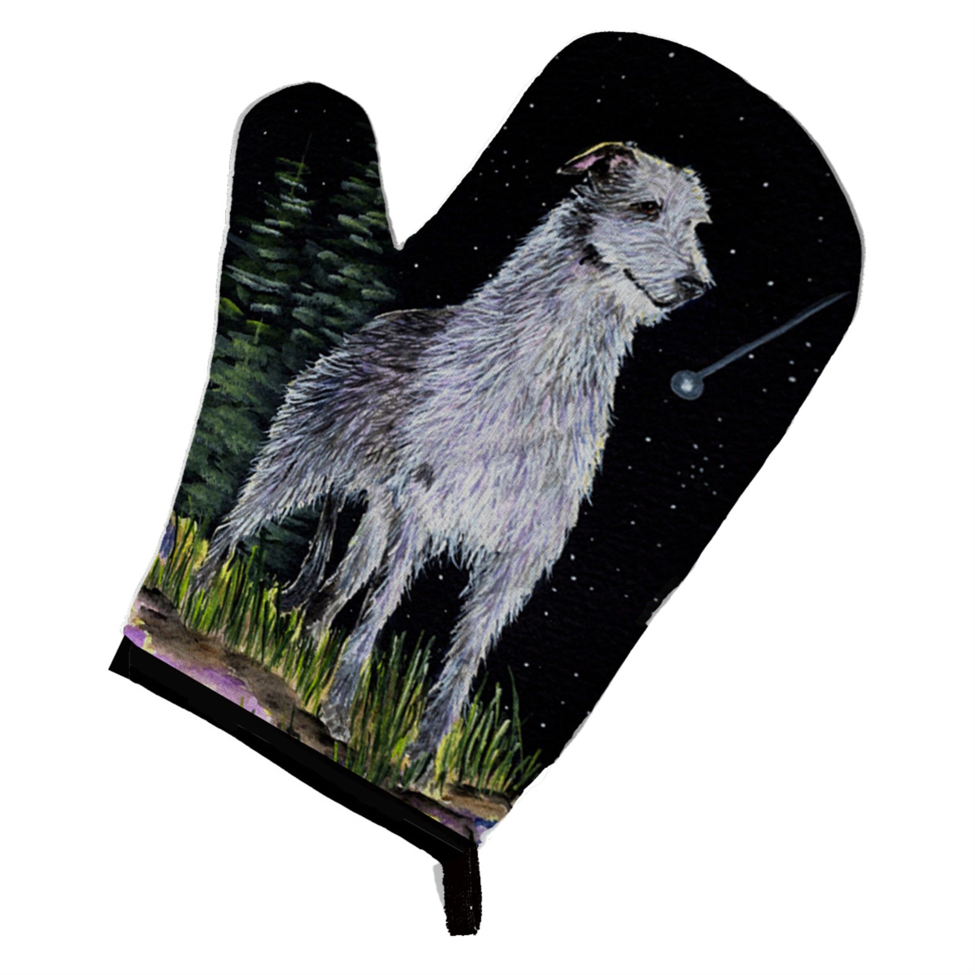 'Caroline'S Treasures Ss8493Ovmt Starry Night Scottish Deerhound Oven Mitt, 12'''' By 8.5'''', Multicolor''
