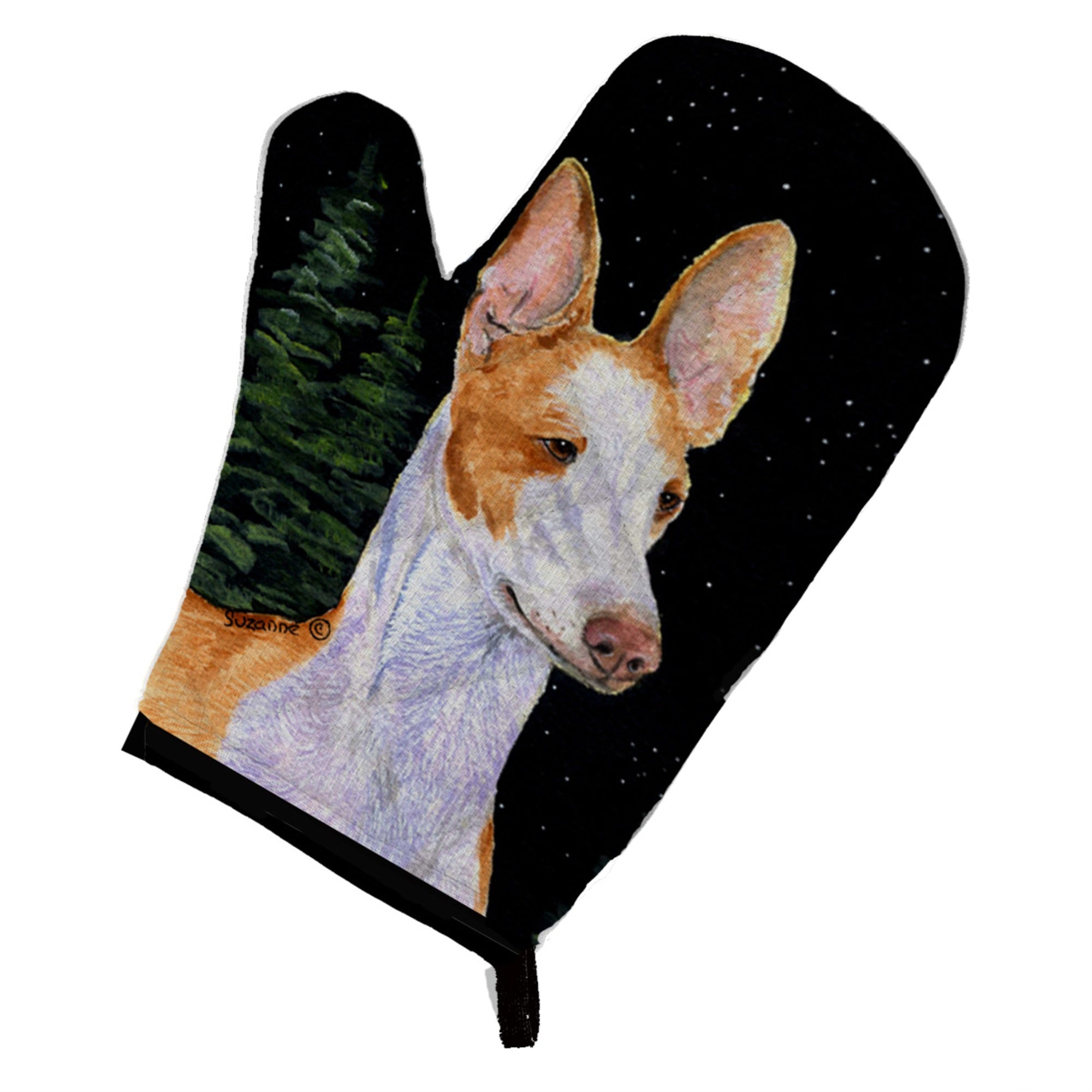 'Caroline'S Treasures Ss8495Ovmt Starry Night Ibizan Hound Oven Mitt, 12'''' By 8.5'''', Multicolor''