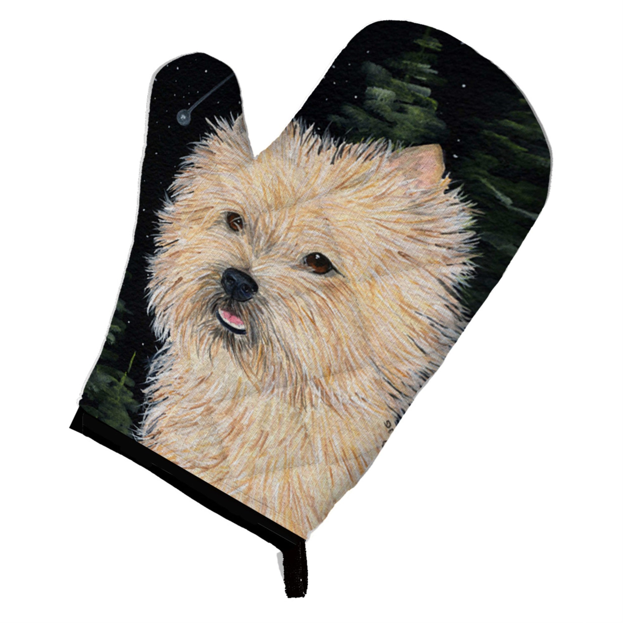'Caroline'S Treasures Ss8502Ovmt Starry Night Cairn Terrier Oven Mitt, 12'''' By 8.5'''', Multicolor''