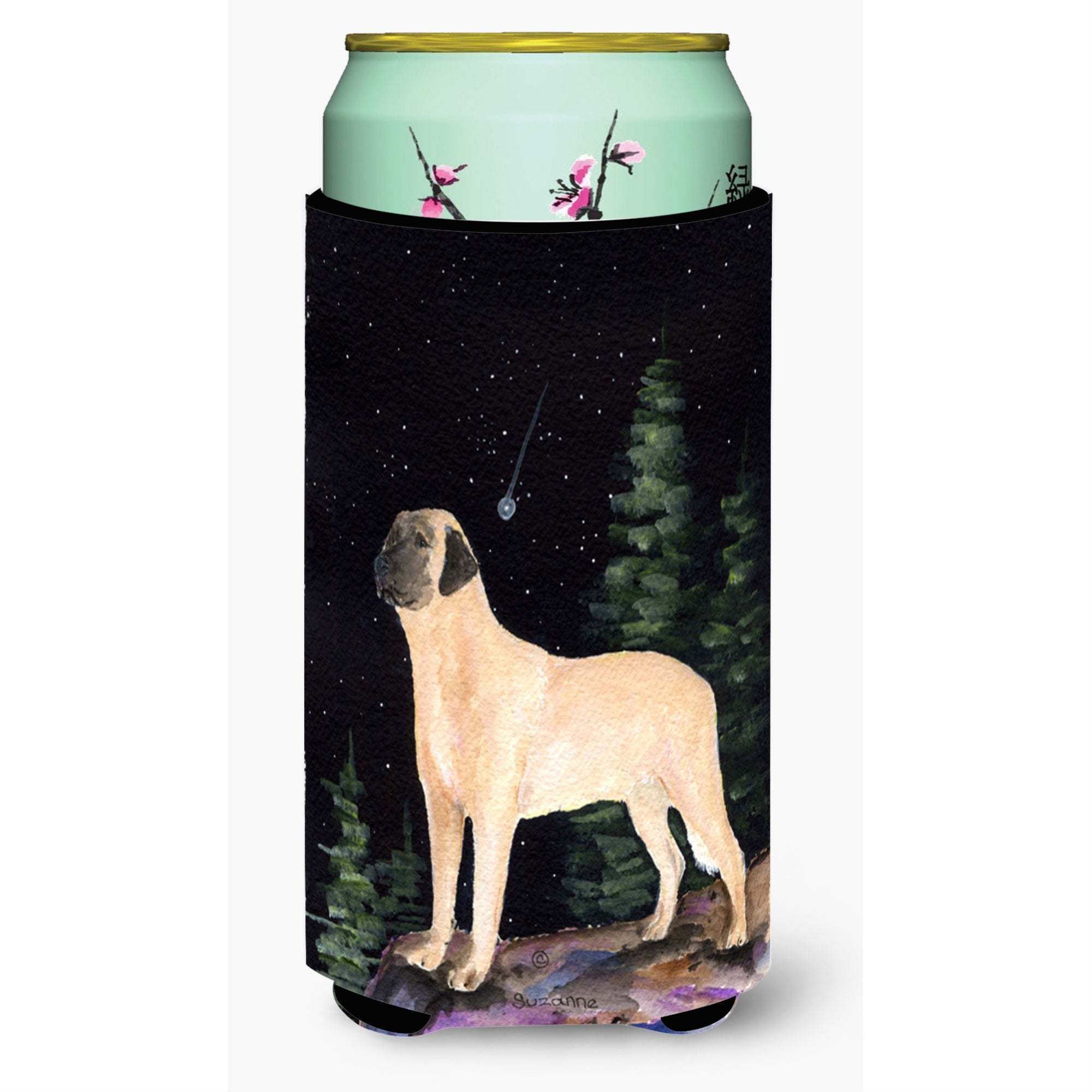 Starry Night Anatolian Shepherd  Tall Boy Beverage Insulator Beverage Insulator Hugger