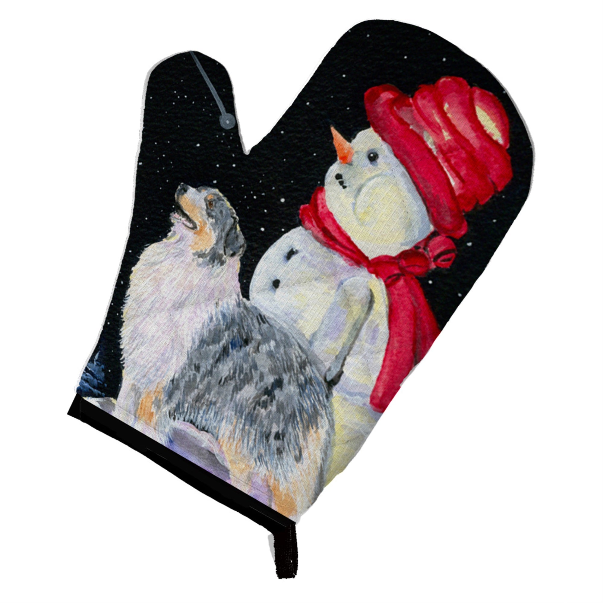 'Caroline'S Treasures Ss8574Ovmt Australian Shepherd Oven Mitt, 12'''' By 8.5'''', Multicolor''