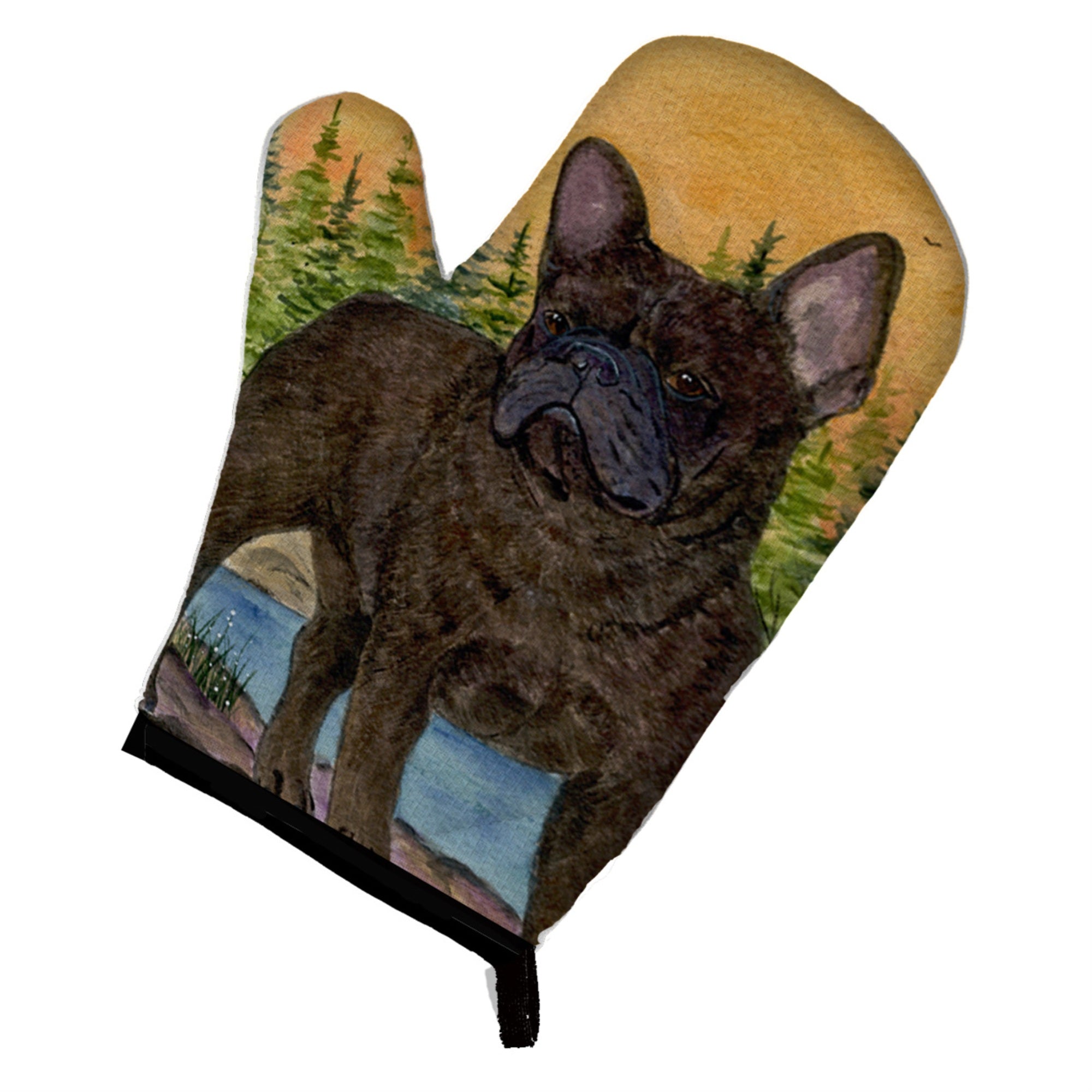 'Caroline'S Treasures Ss8597Ovmt French Bulldog Oven Mitt, 12'''' By 8.5'''', Multicolor''