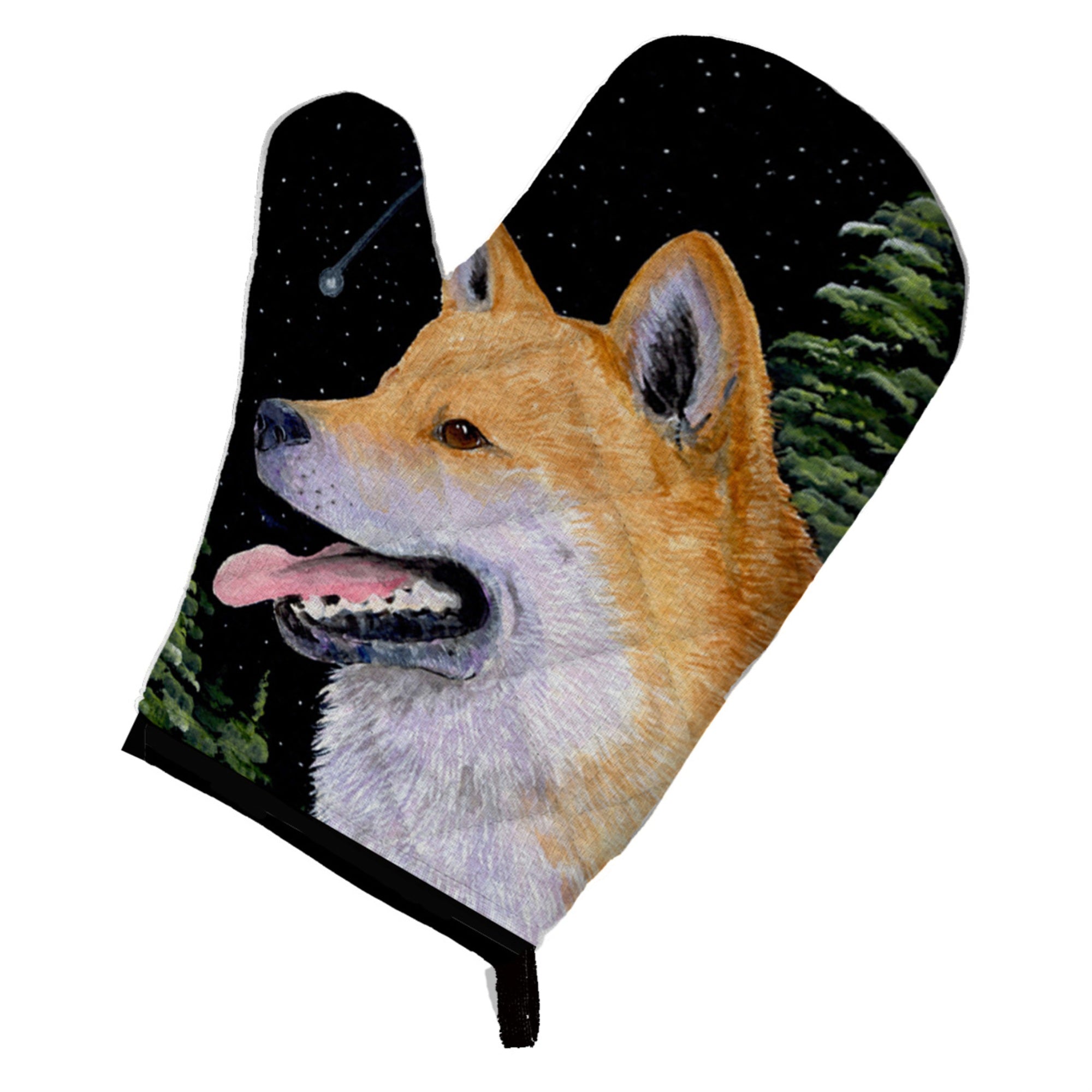 'Caroline'S Treasures Ss8598Ovmt Shiba Inu Oven Mitt, 12'''' By 8.5'''', Multicolor''