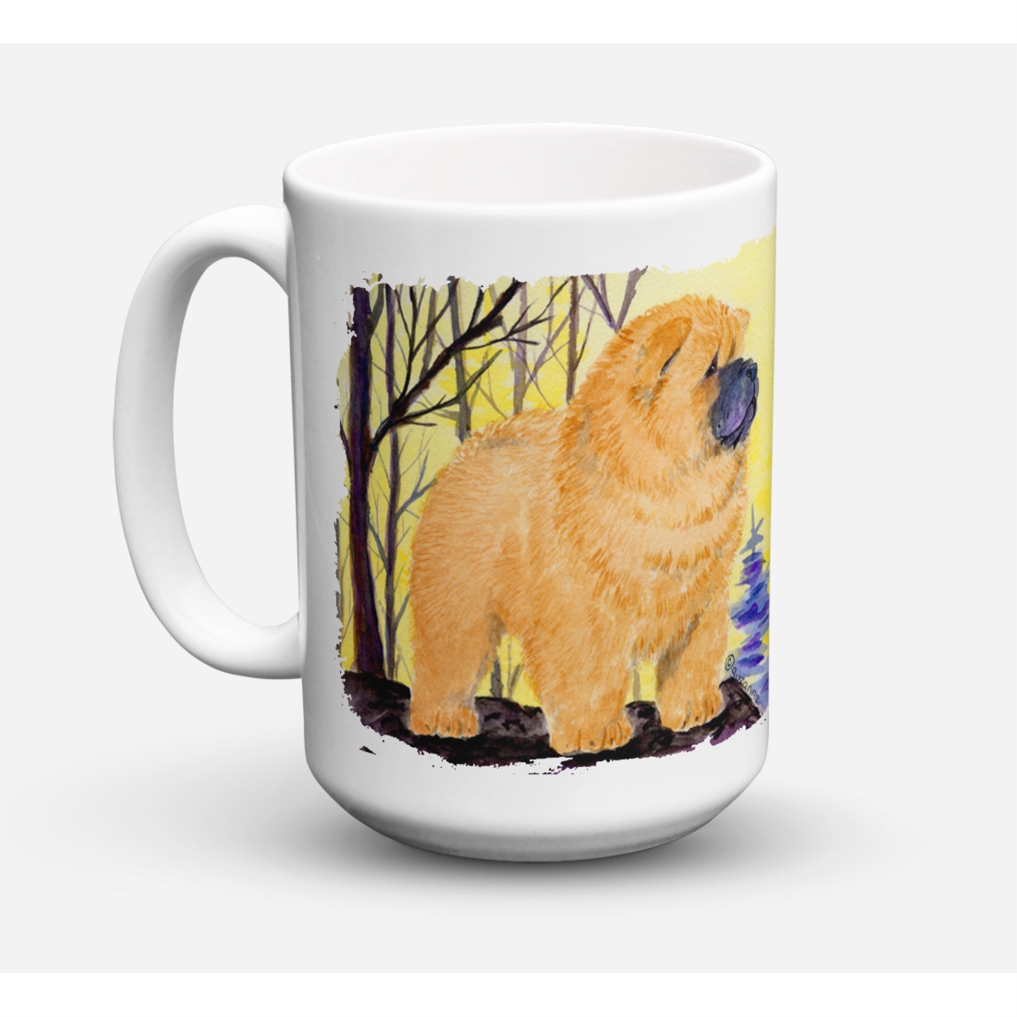 Carolines Treasures SS8603CM15 Chow Chow Dishwasher Safe Microwavable Ceramic Coffee Mug 15 oz Multicolor