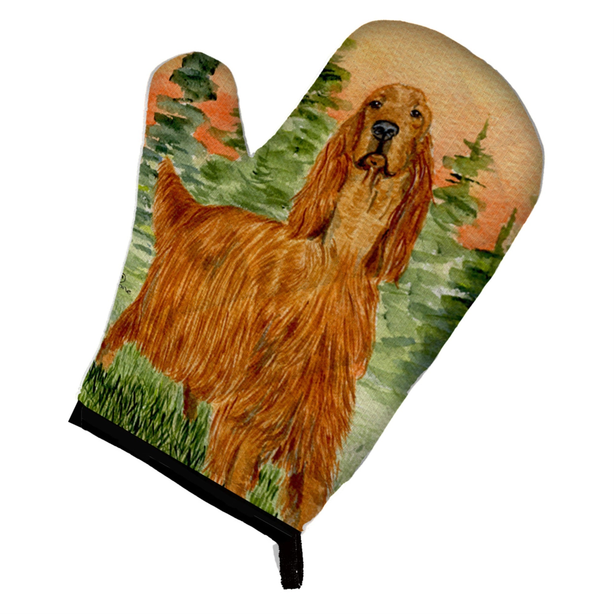 'Caroline'S Treasures Ss8625Ovmt Irish Setter Oven Mitt, 12'''' By 8.5'''', Multicolor''