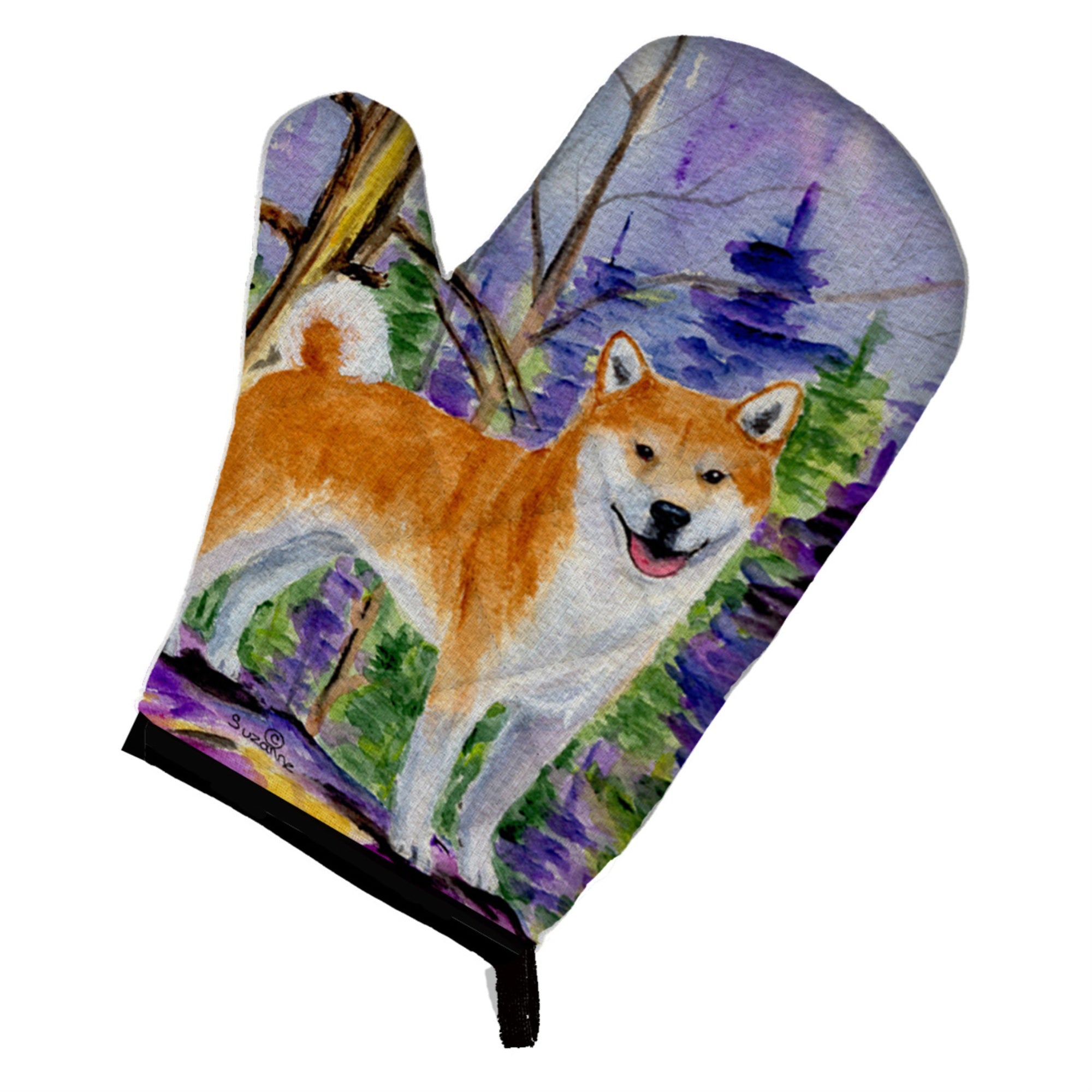 'Caroline'S Treasures Ss8629Ovmt Shiba Inu Oven Mitt, 12'''' By 8.5'''', Multicolor''