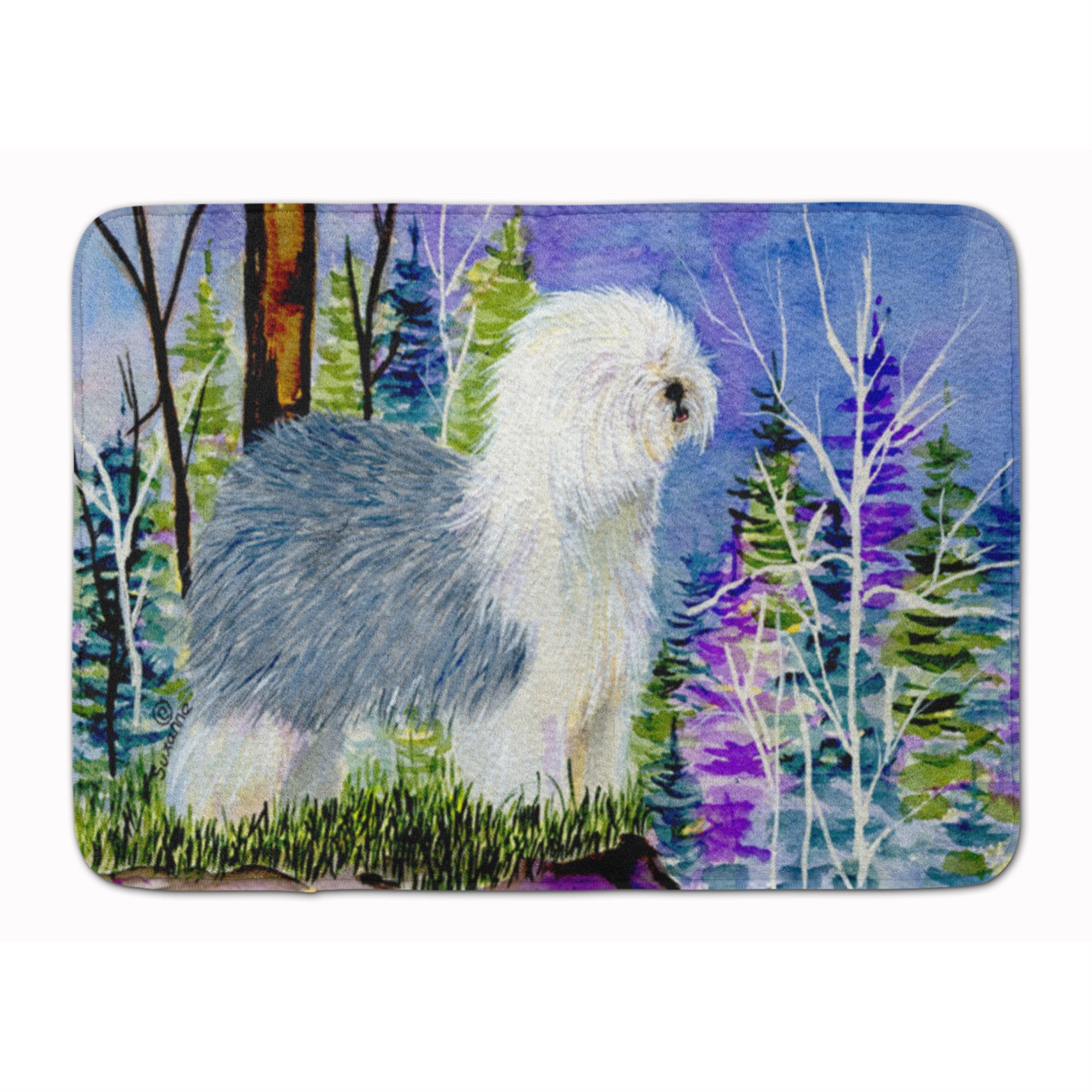 Carolines Treasures Old English Sheepdog Floor Mat, 19 x 27, Multicolor