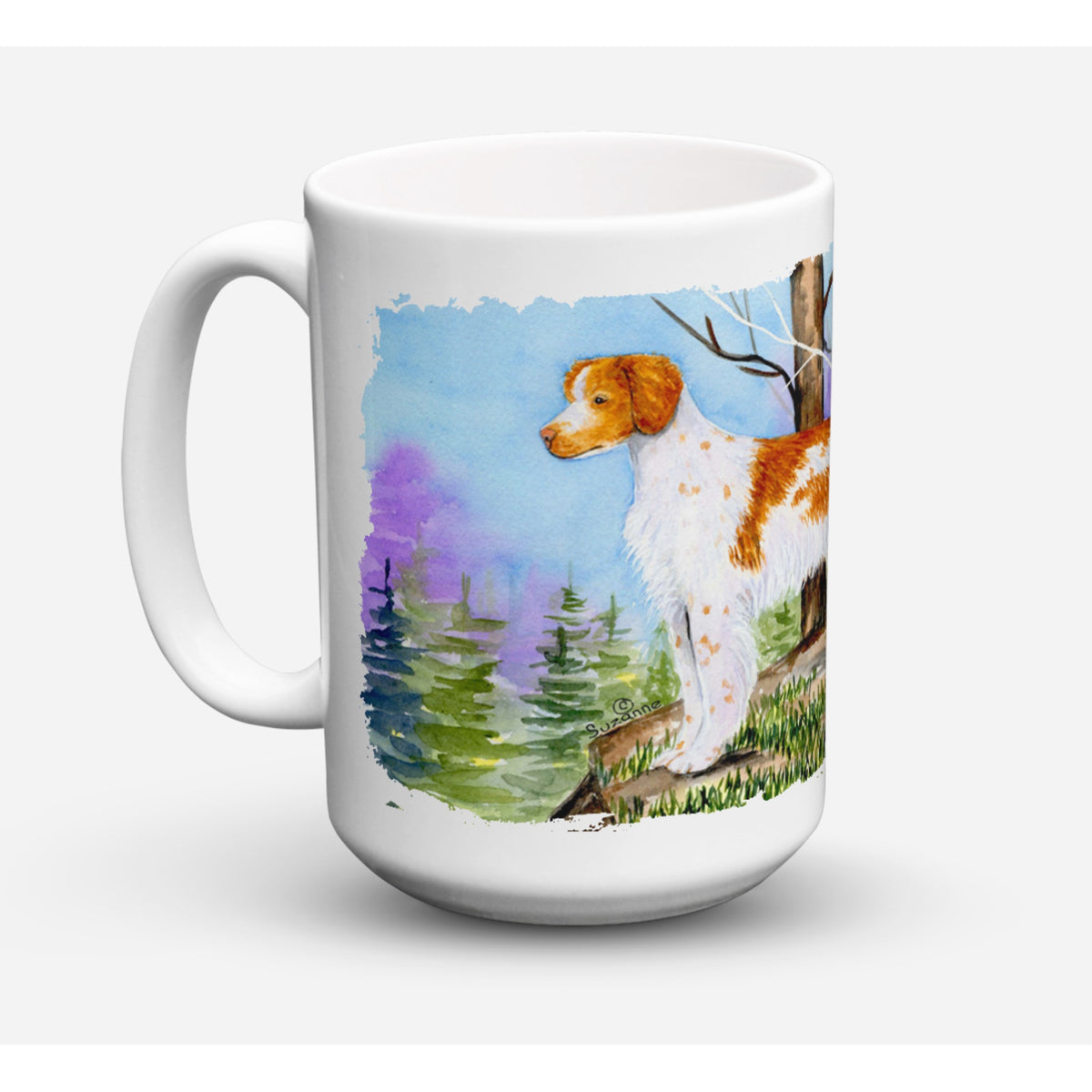 'Caroline's Treasures SS8663CM15 Setter Dishwasher Safe Microwavable Ceramic Coffee Mug, 15 oz, Multicolor''