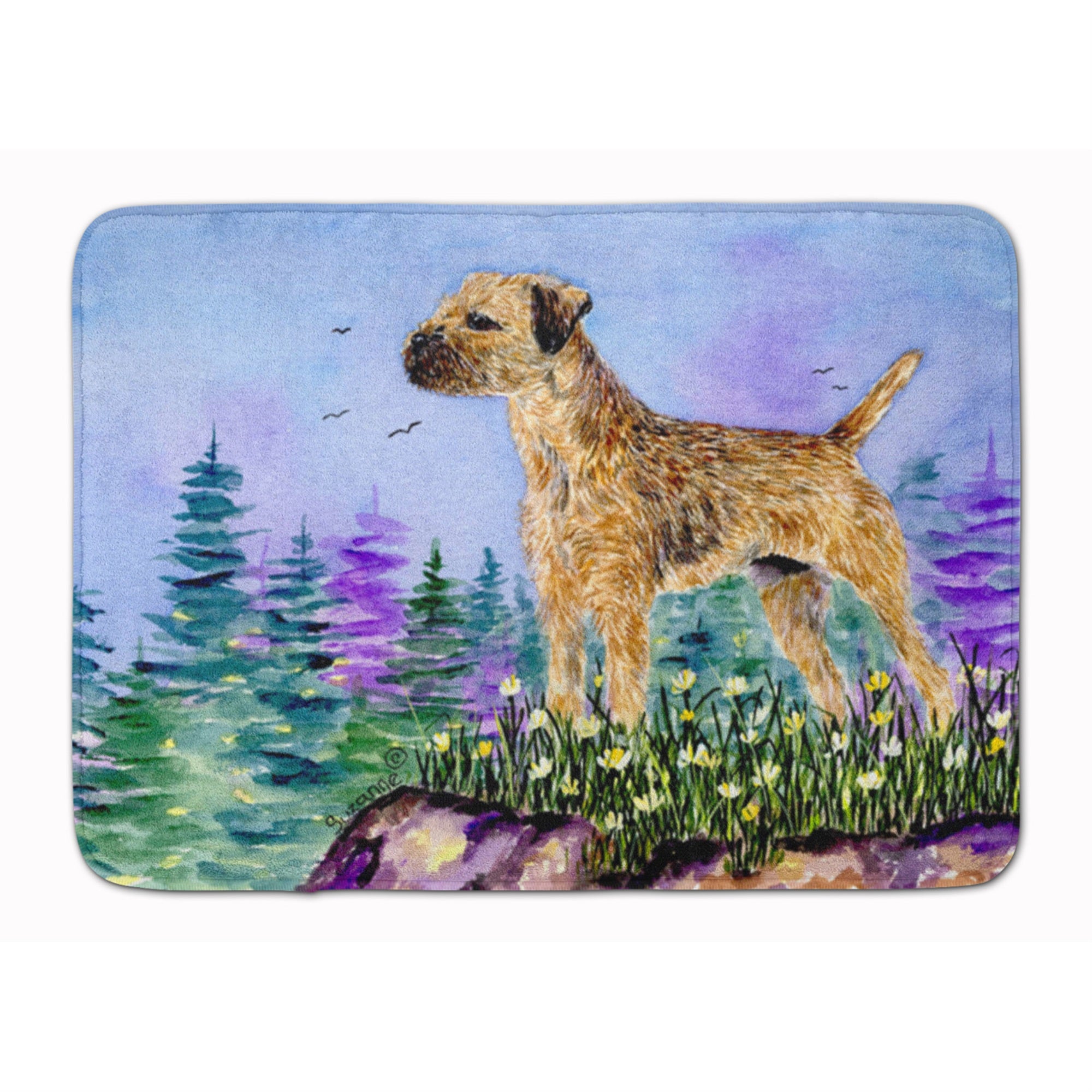 'Caroline'S Treasures Border Terrier Floor Mat, 19'''' X 27'''', Multicolor''