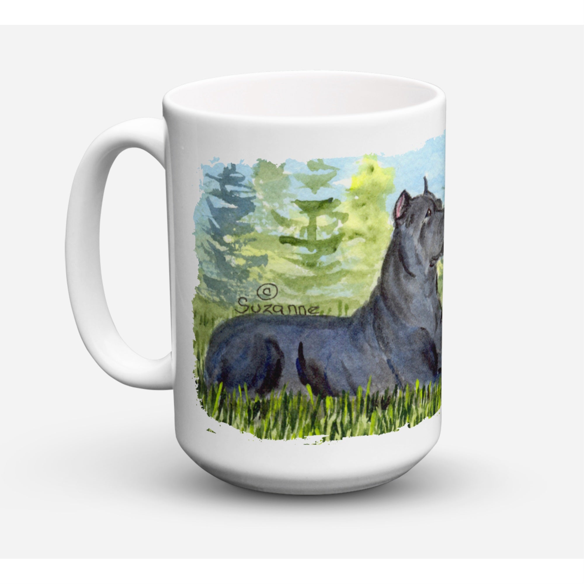 Carolines Treasures SS8682CM15 Cane Corso Dishwasher Safe Microwavable Ceramic Coffee Mug 15 oz Multicolor