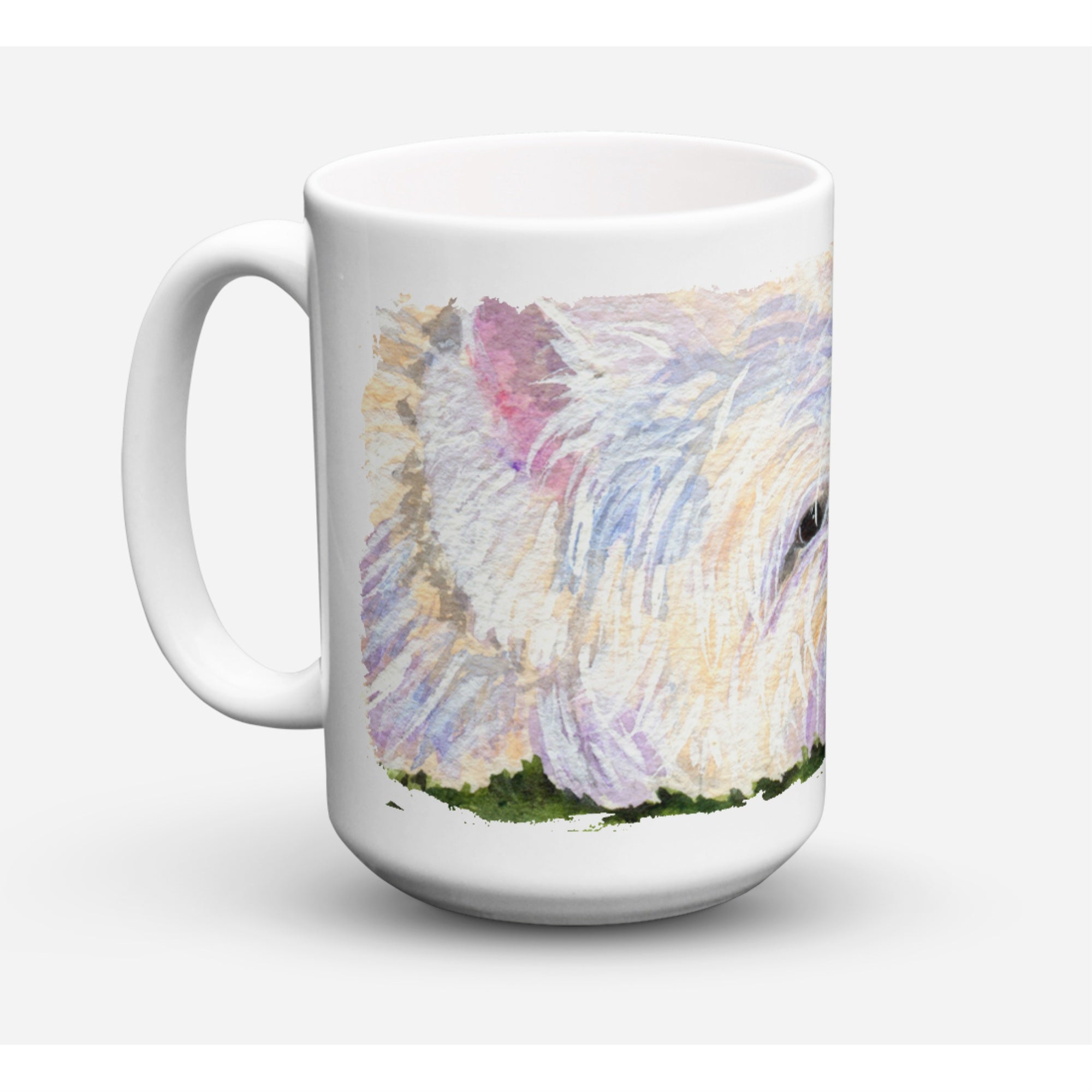 Carolines Treasures SS8831CM15 Westie Dishwasher Safe Microwavable Ceramic Coffee Mug 15 oz Multicolor