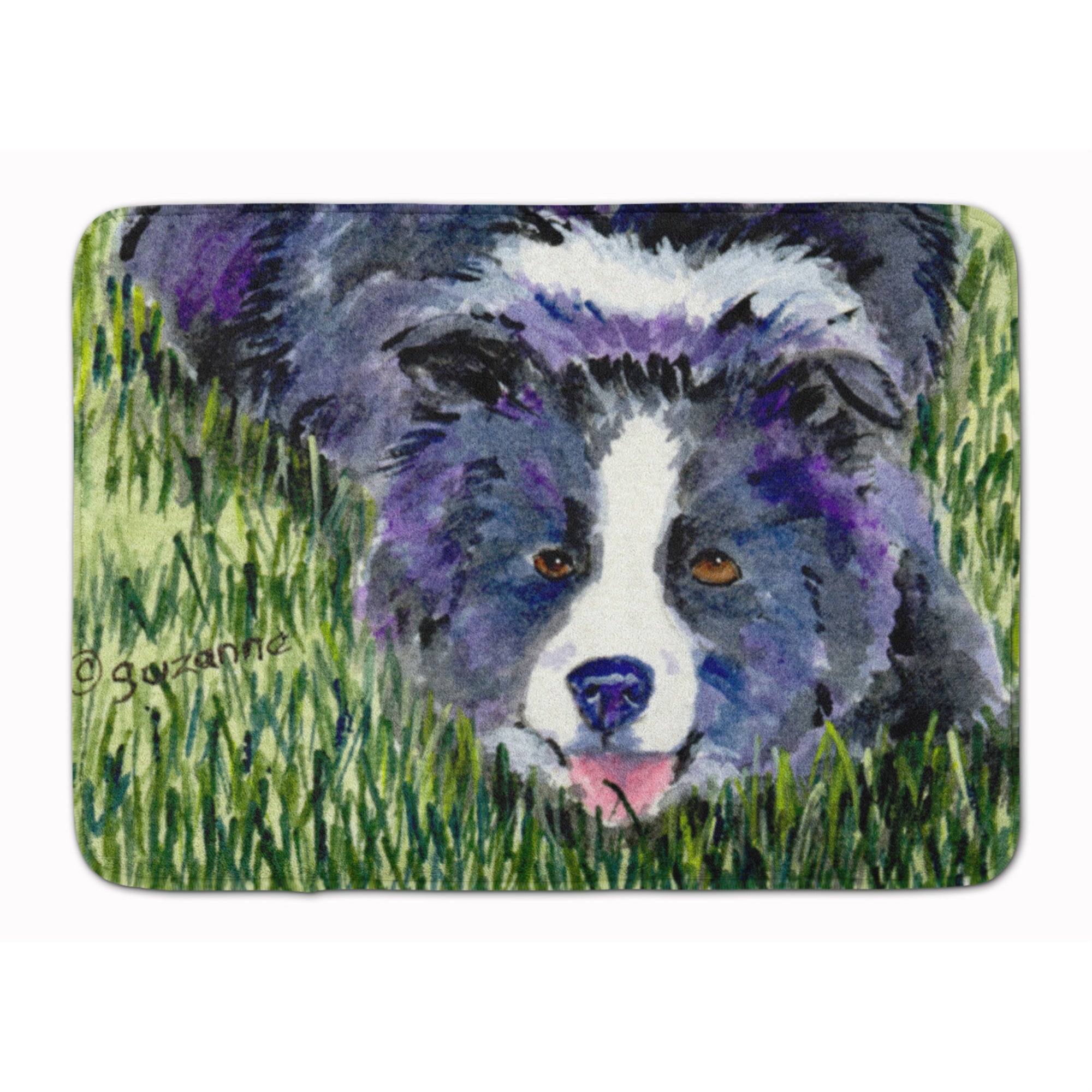 'Caroline'S Treasures Border Collie Floor Mat, 19'''' X 27'''', Multicolor''