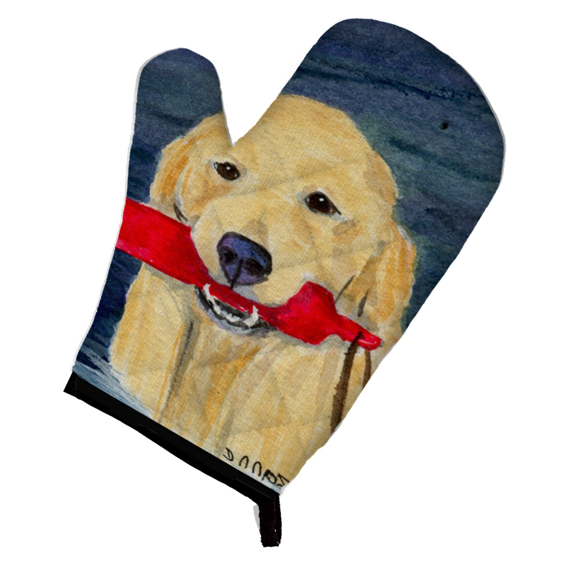 'Caroline'S Treasures Ss8868Ovmt Golden Retriever Oven Mitt, 12'''' By 8.5'''', Multicolor''