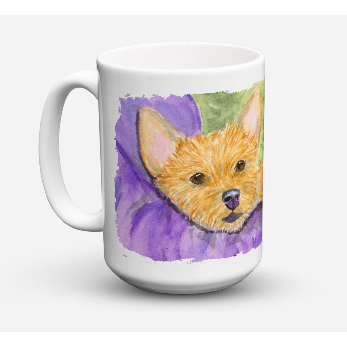 'Caroline's Treasures SS8898CM15 Norwich Terrier Microwavable Ceramic Coffee Mug, 15 oz, Multicolor''