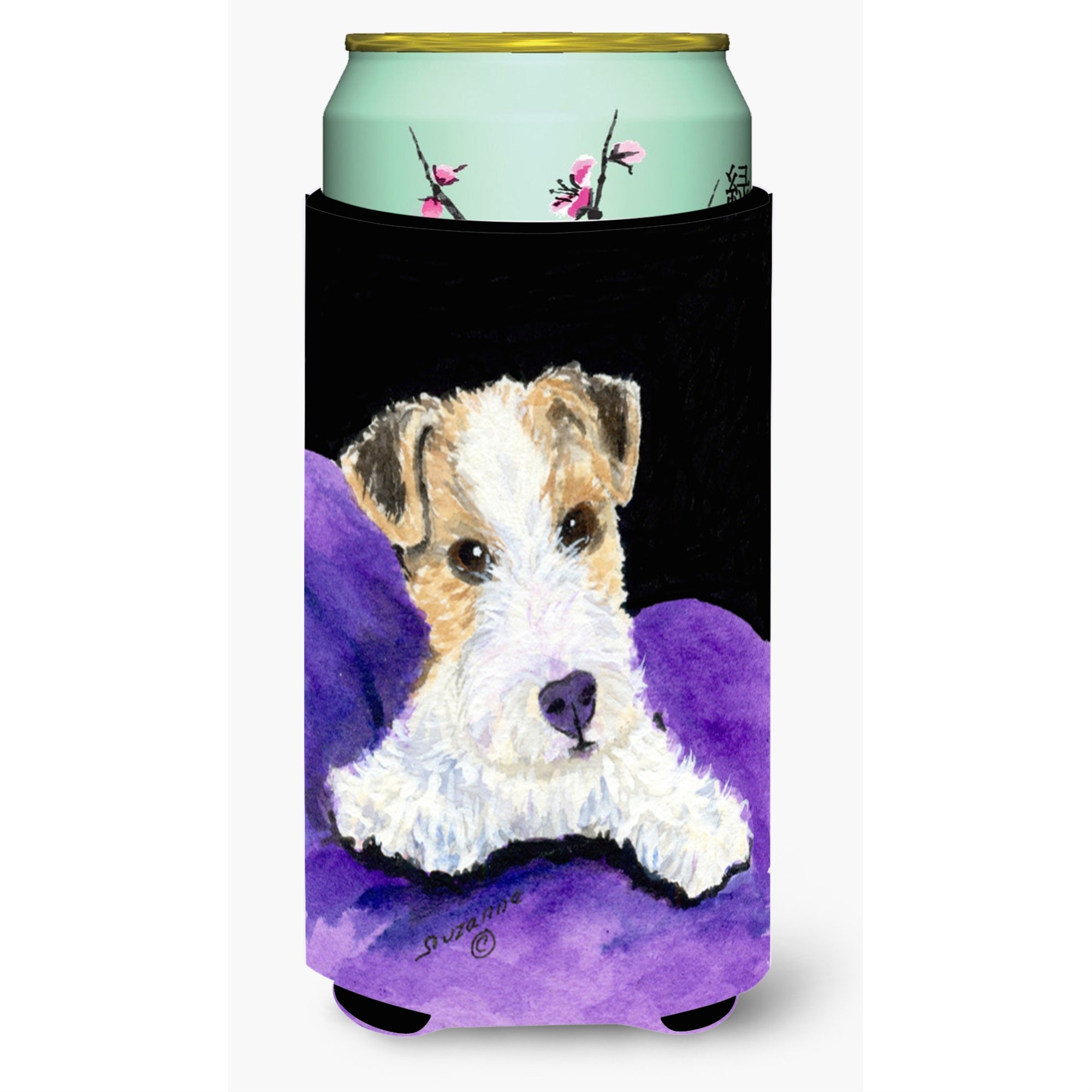 Fox Terrier  Tall Boy Beverage Insulator Beverage Insulator Hugger