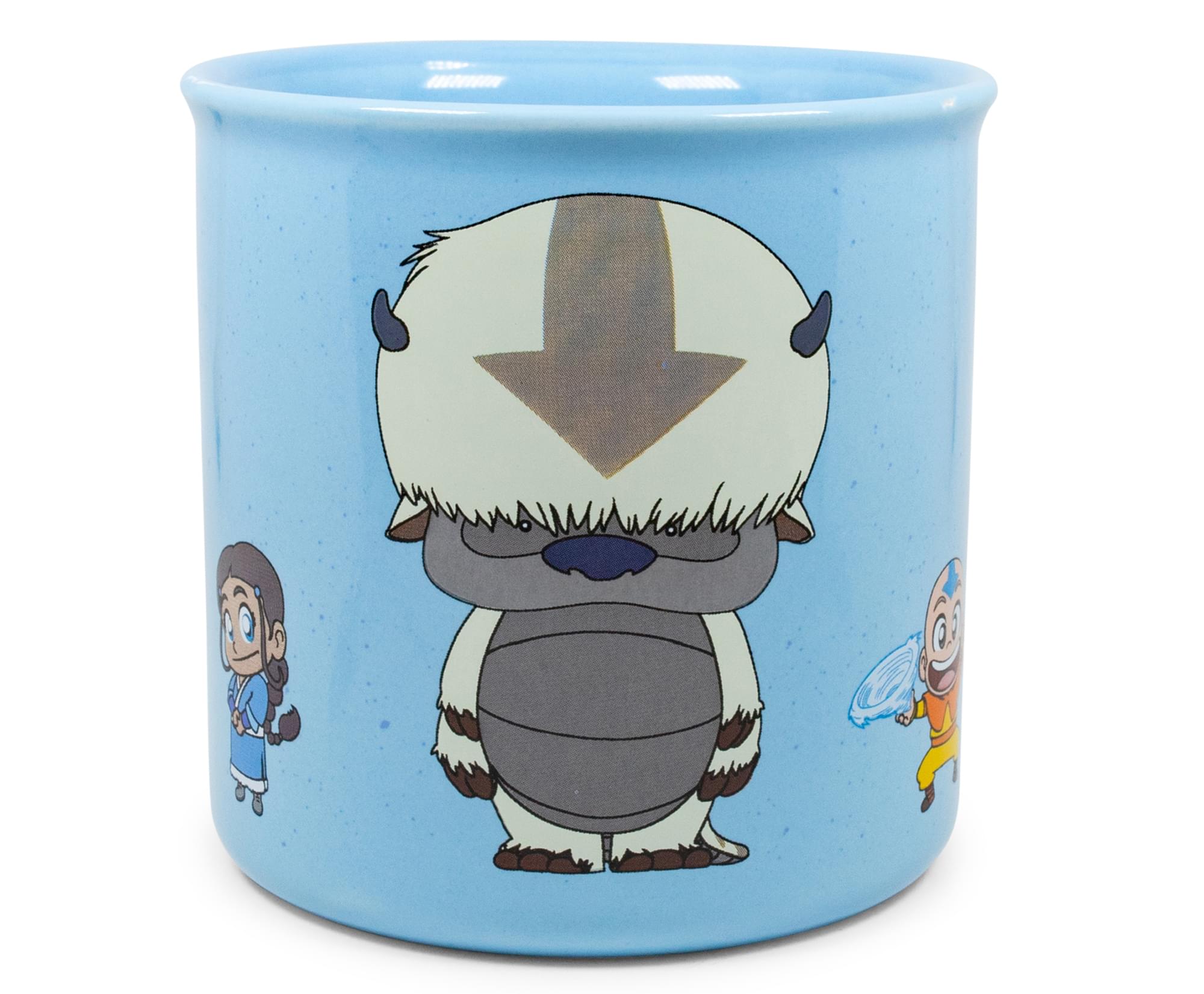 Avatar: The Last Airbender chibi character ceramic camper Mug  Holds 20 Ounces