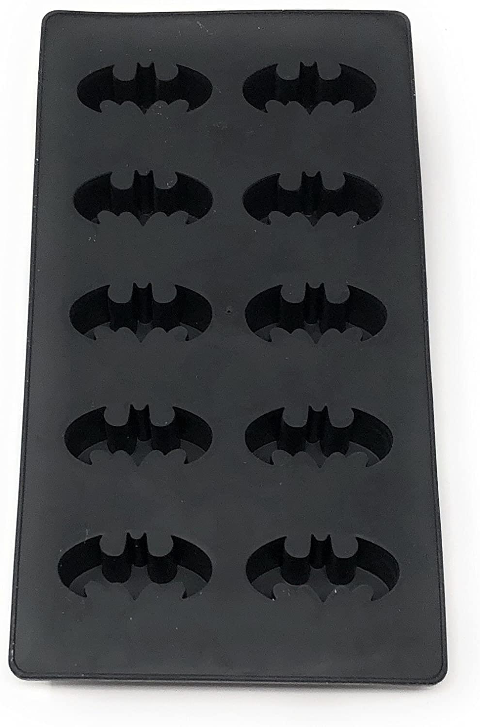 Dc Comics Batman Logo Silicone Ice Cube Tray | Makes 10 Molded Cubes