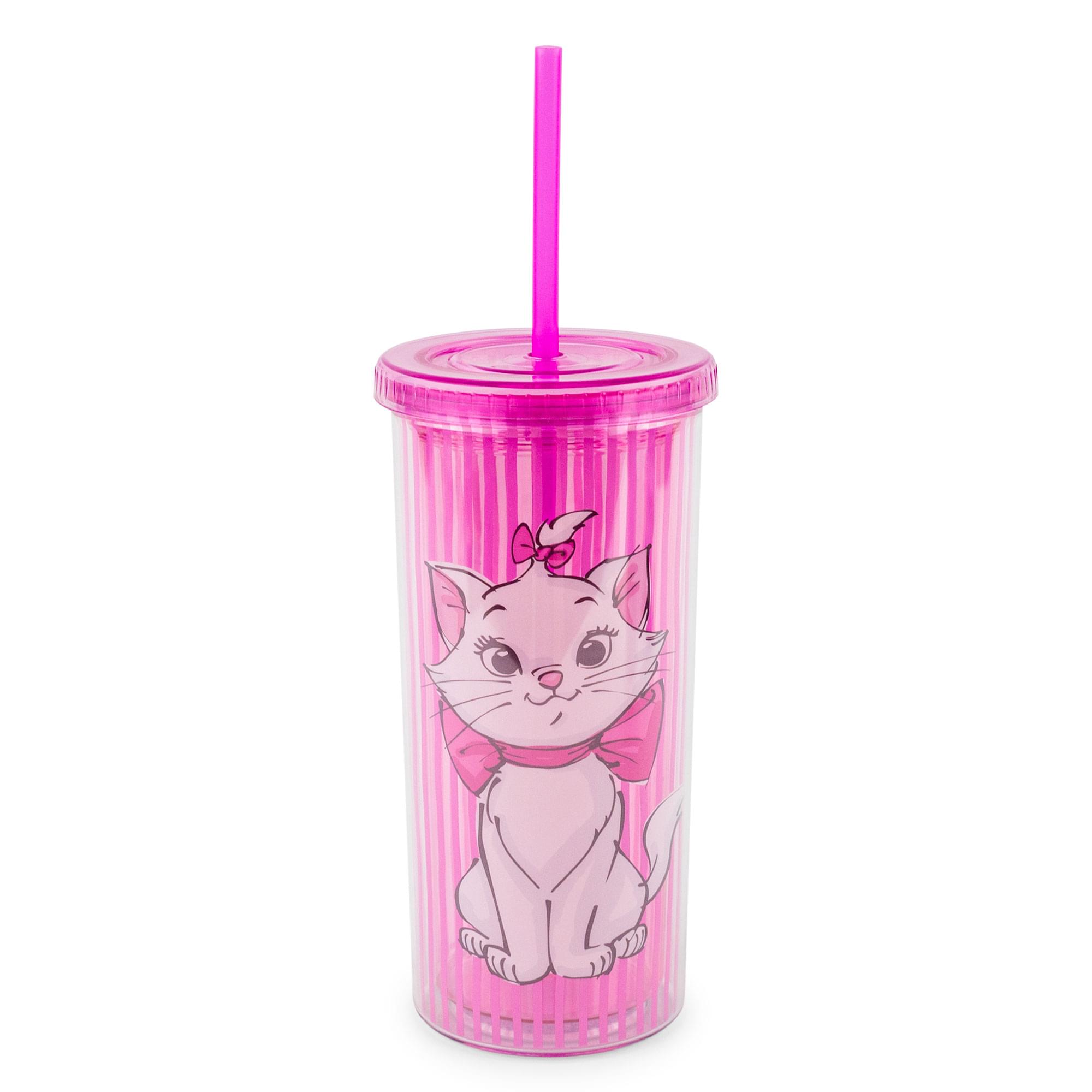 Disney The Aristocats Marie Carnival Cup With Lid And Straw  Holds 20 Ounces