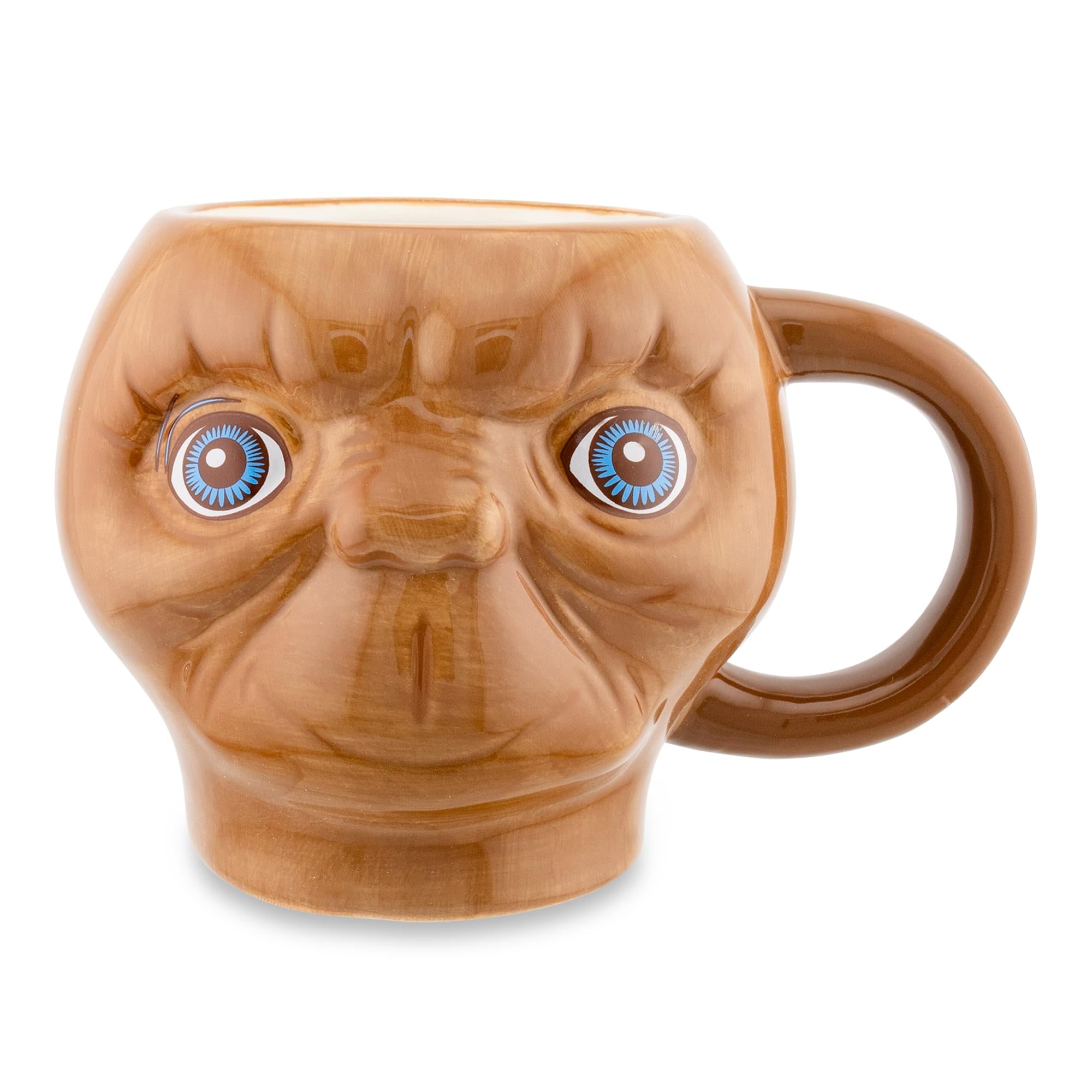 Et The Extra-Terrestrial Face 3D Sculpted Ceramic Mug  Holds 20 Ounces