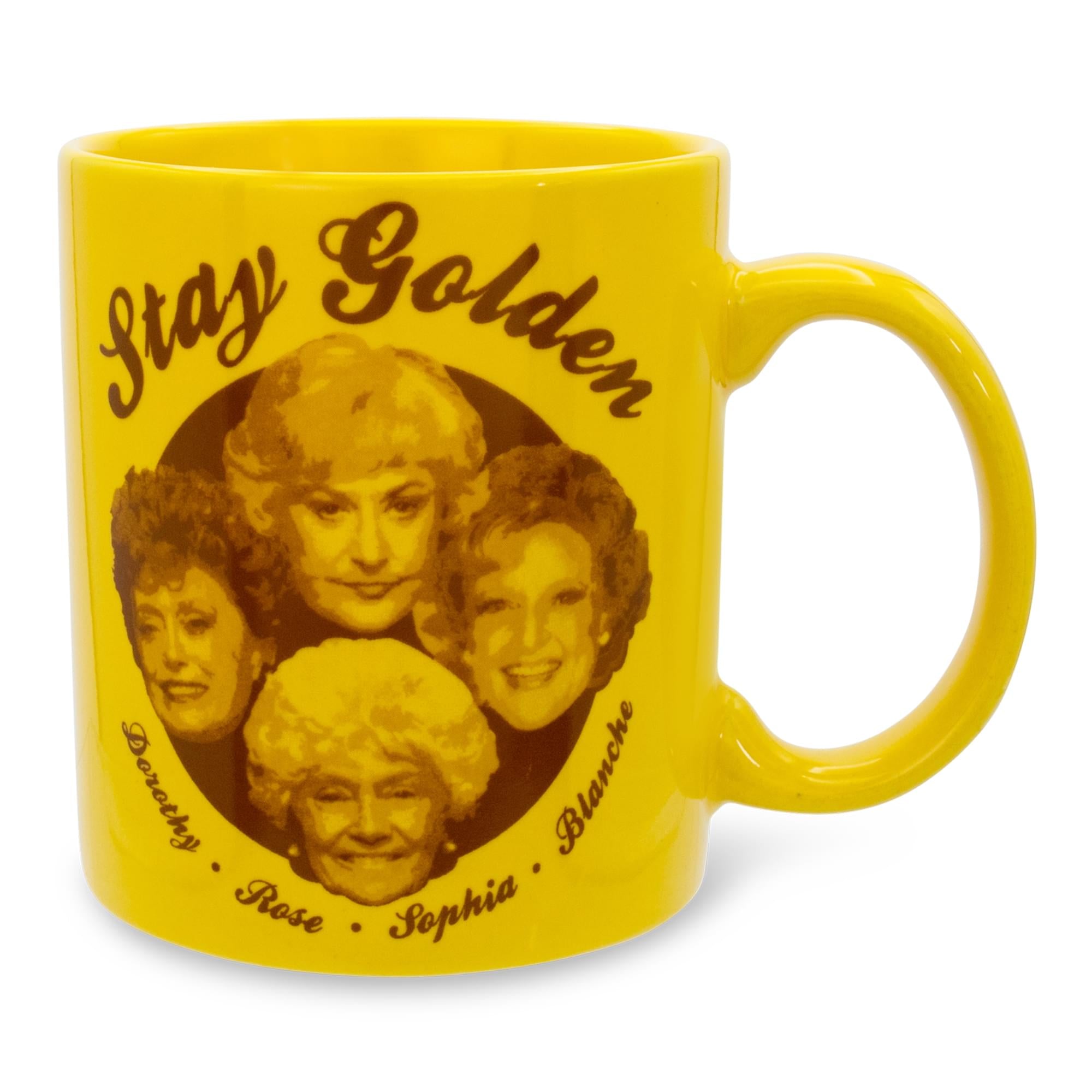 The golden girls Stay golden gold ceramic coffee Mug  Holds 20 Ounces
